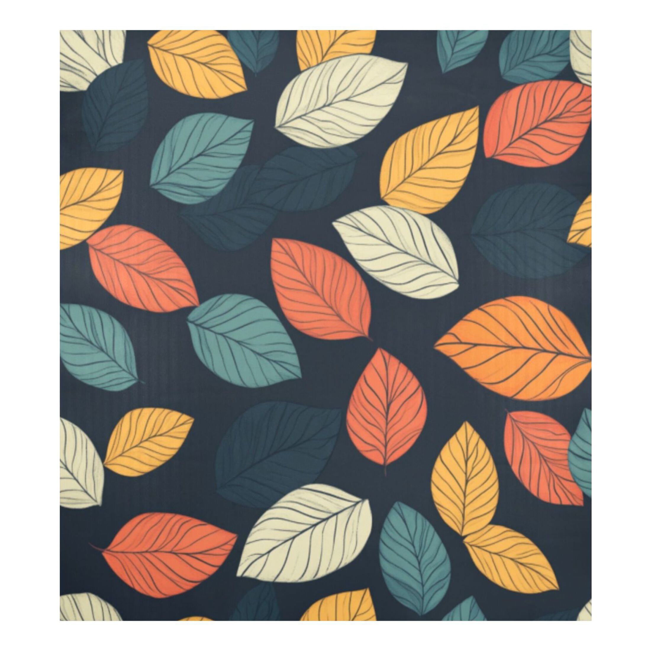 Dishwasher Magnetic Sticker 23x26 Inch Refrigerator Magnetic Sticker Washing Machine Magnetic Sticker Kitchen Panel Magnetic Sticker Home Decor Beautiful Coloured Leaves