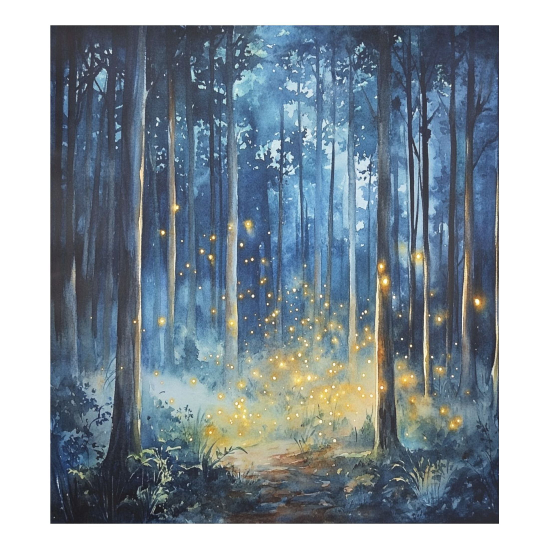 Dishwasher Magnetic Sticker 23x26 Inch Refrigerator Magnetic Sticker Washing Machine Magnetic Sticker Kitchen Panel Magnetic Sticker Home Decor Beautiful Firefly Forest
