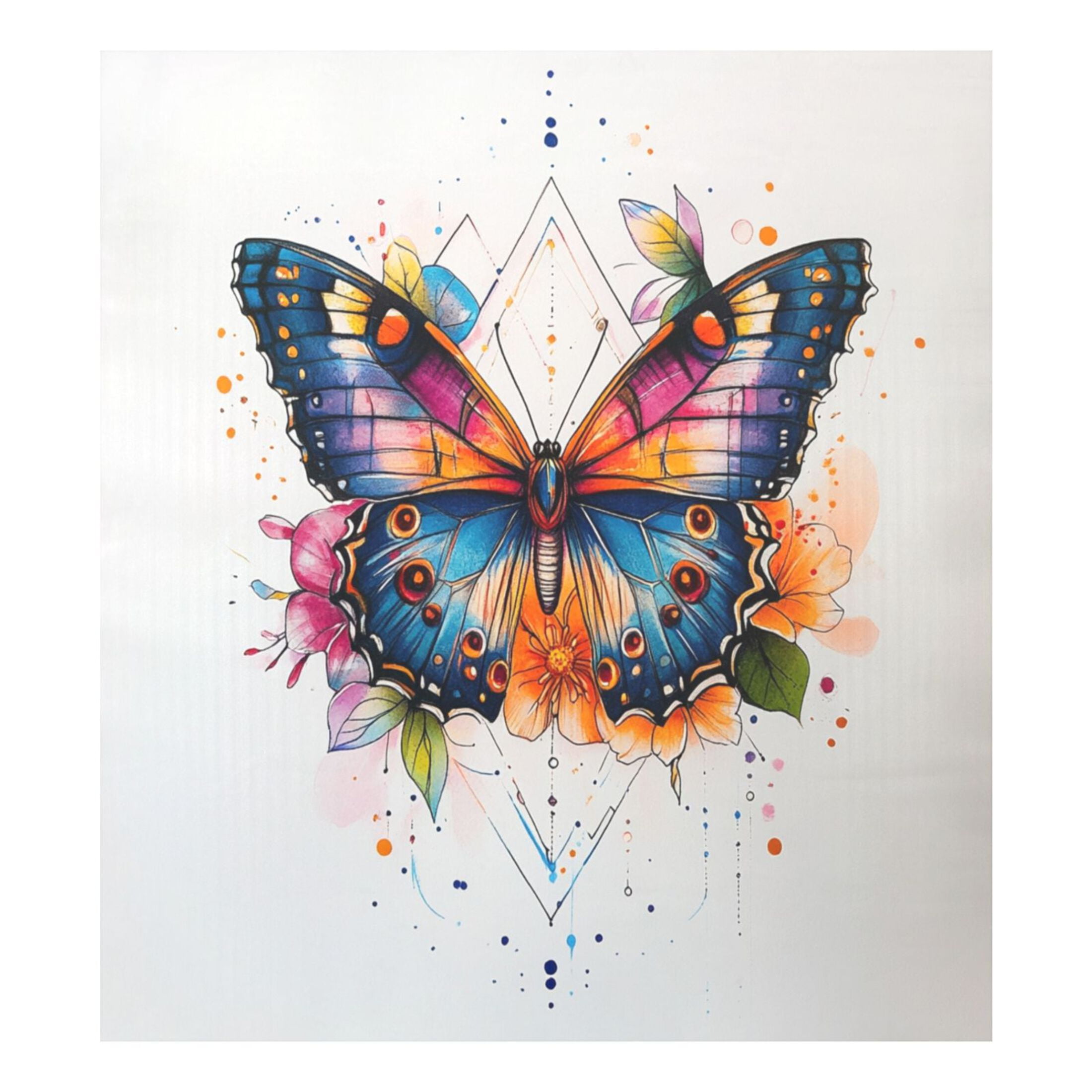 Dishwasher Magnetic Sticker 23x26 Inch Refrigerator Magnetic Sticker Washing Machine Magnetic Sticker Kitchen Panel Magnetic Sticker Home Decor Beautiful Colored Butterflies