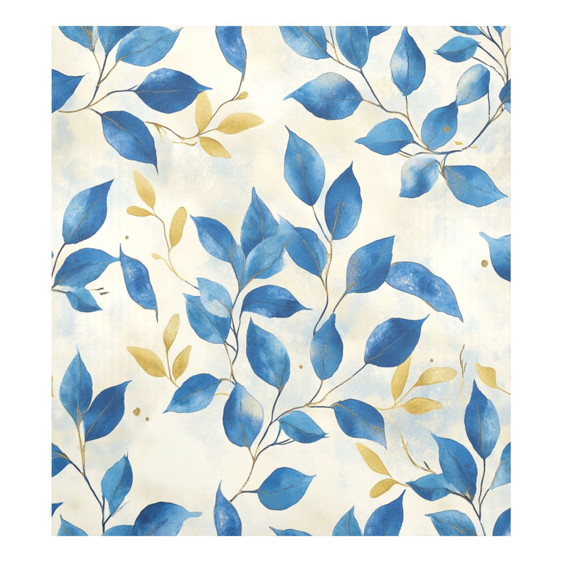 Dishwasher Magnetic Sticker 23x26 Inch Refrigerator Magnetic Sticker Washing Machine Magnetic Sticker Kitchen Panel Magnetic Sticker Home Decor Beautiful Pretty Blue Leaves