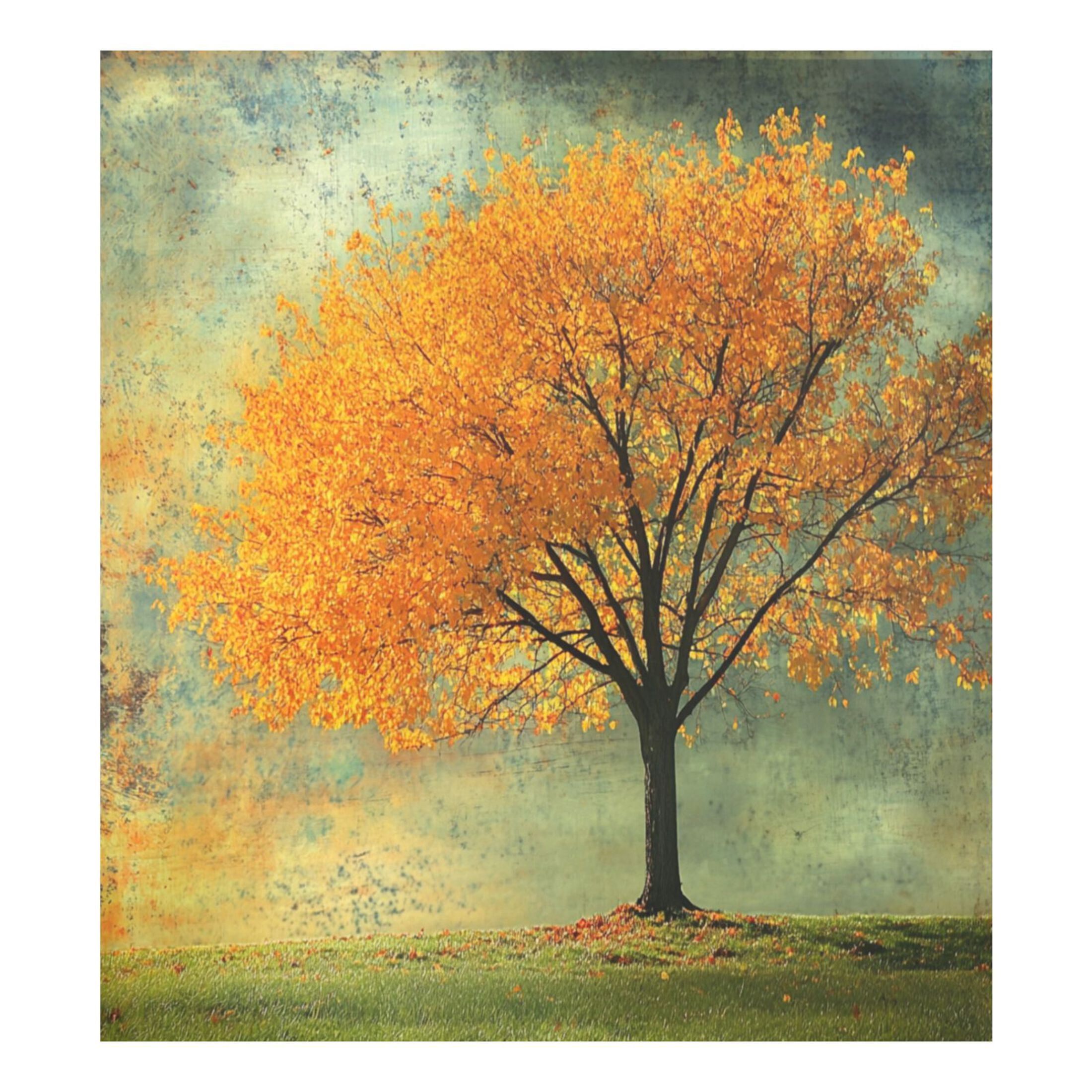 Dishwasher Magnetic Sticker 23x26 Inch Refrigerator Magnetic Sticker Washing Machine Magnetic Sticker Kitchen Panel Magnetic Sticker Home Decor Beautiful Yellow Leaf Tree