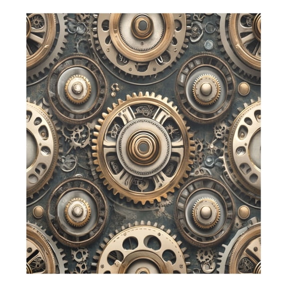 Dishwasher Magnetic Sticker 23x26 Inch Refrigerator Magnetic Sticker Washing Machine Magnetic Sticker Kitchen Panel Magnetic Sticker Home Decor Beautiful Steampunk Gears