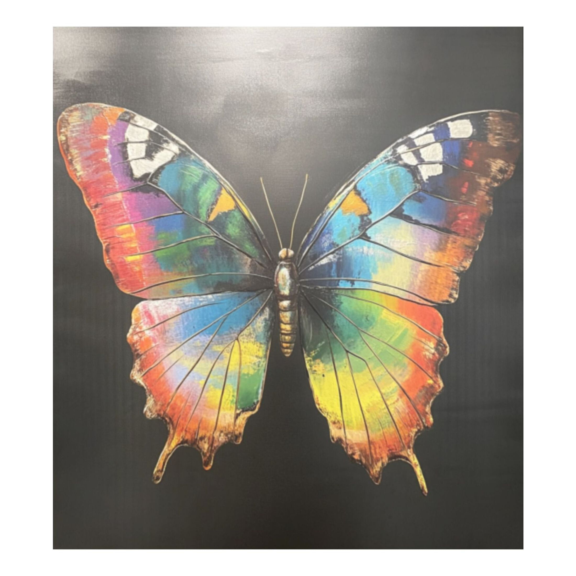 Dishwasher Magnetic Sticker 23x26 Inch Refrigerator Magnetic Sticker Washing Machine Magnetic Sticker Kitchen Panel Magnetic Sticker Home Decor Big Butterfly Picture