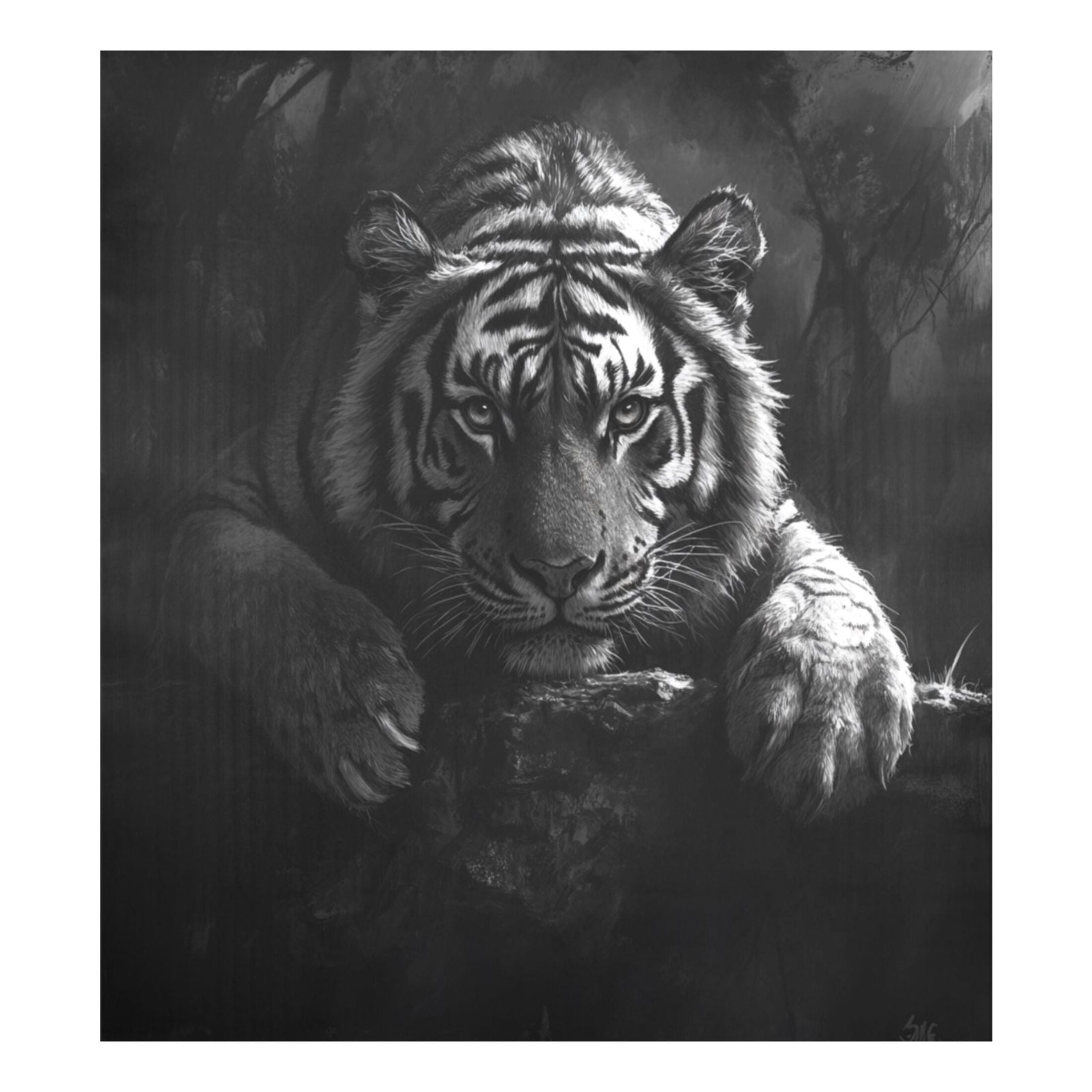 Dishwasher Magnetic Sticker 23x26 Inch Refrigerator Magnetic Sticker Washing Machine Magnetic Sticker Kitchen Panel Magnetic Sticker Home Decor Big Black Tiger