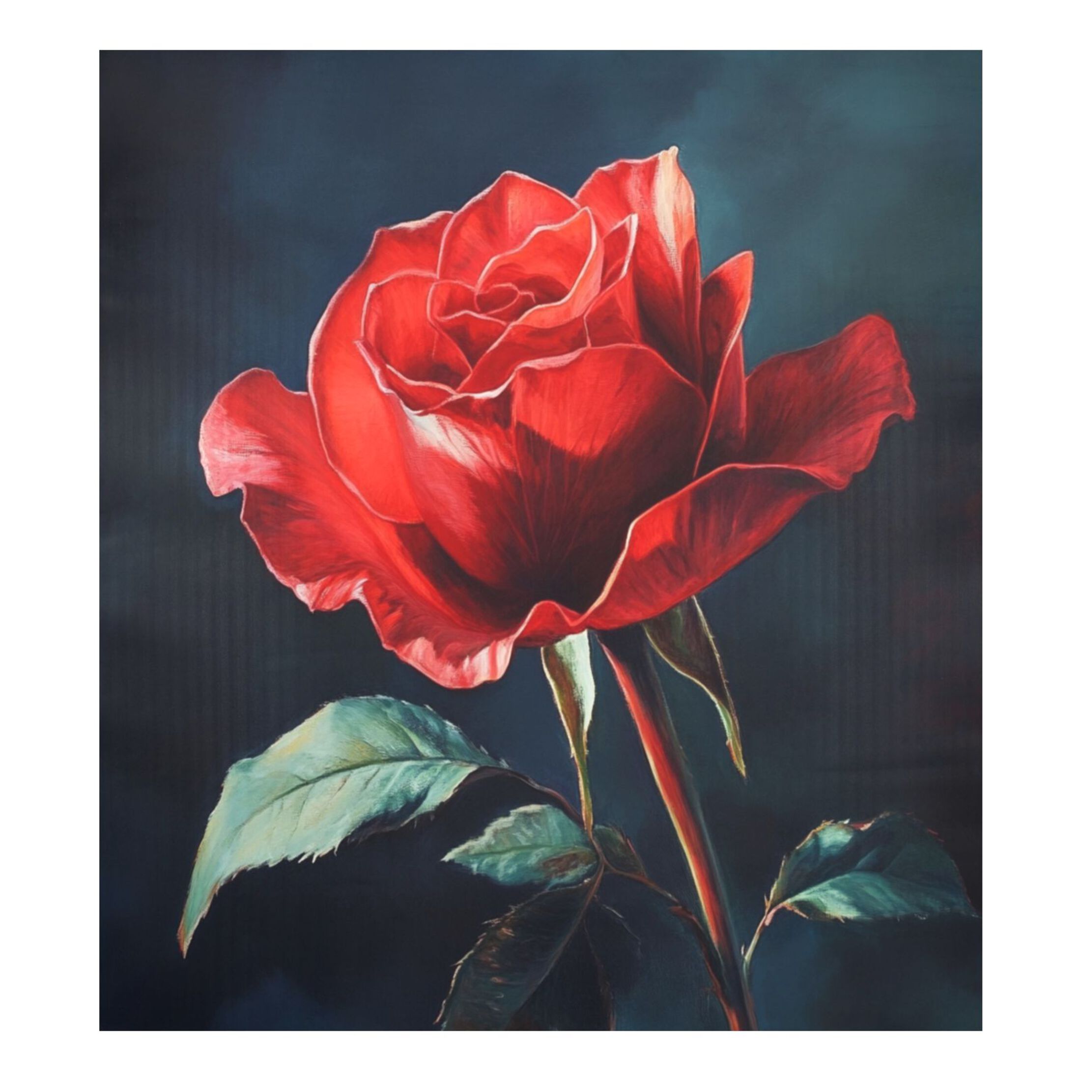 Dishwasher Magnetic Sticker 23x26 Inch Refrigerator Magnetic Sticker Washing Machine Magnetic Sticker Kitchen Panel Magnetic Sticker Home Decor Big Red Rose
