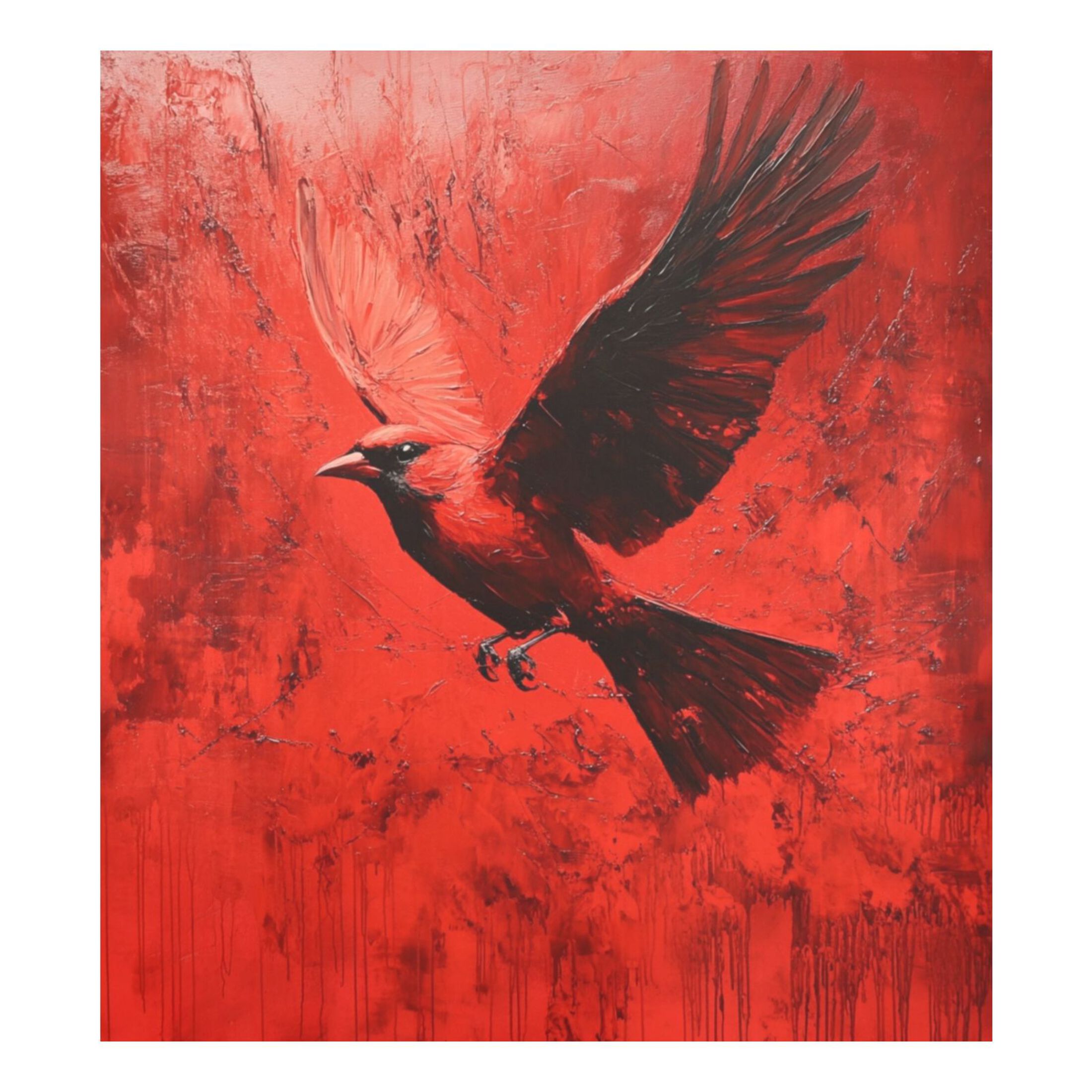Dishwasher Magnetic Sticker 23x26 Inch Refrigerator Magnetic Sticker Washing Machine Magnetic Sticker Kitchen Panel Magnetic Sticker Home Decor Bird with Red Background
