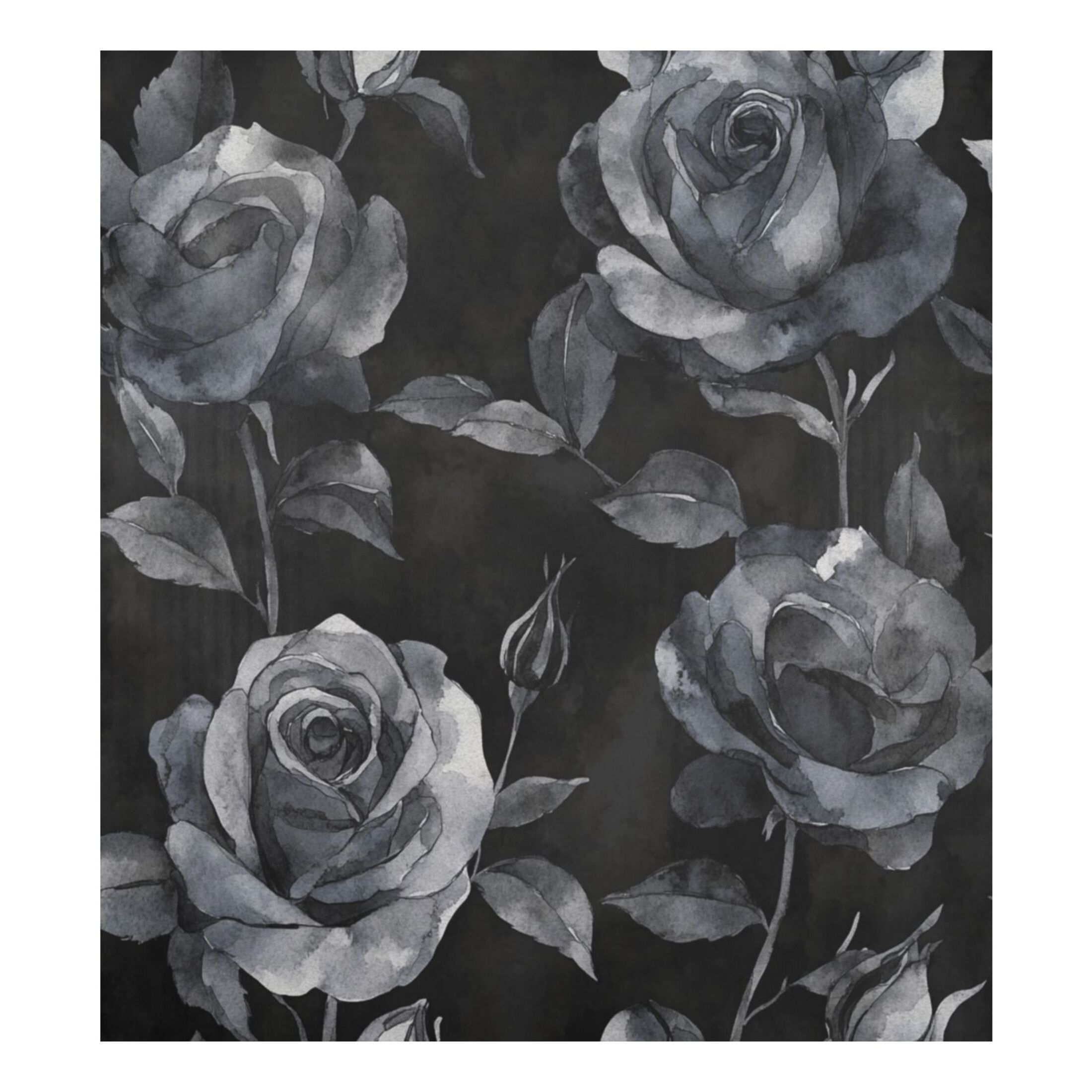 Dishwasher Magnetic Sticker 23x26 Inch Refrigerator Magnetic Sticker Washing Machine Magnetic Sticker Kitchen Panel Magnetic Sticker Home Decor Black Roses Seamless