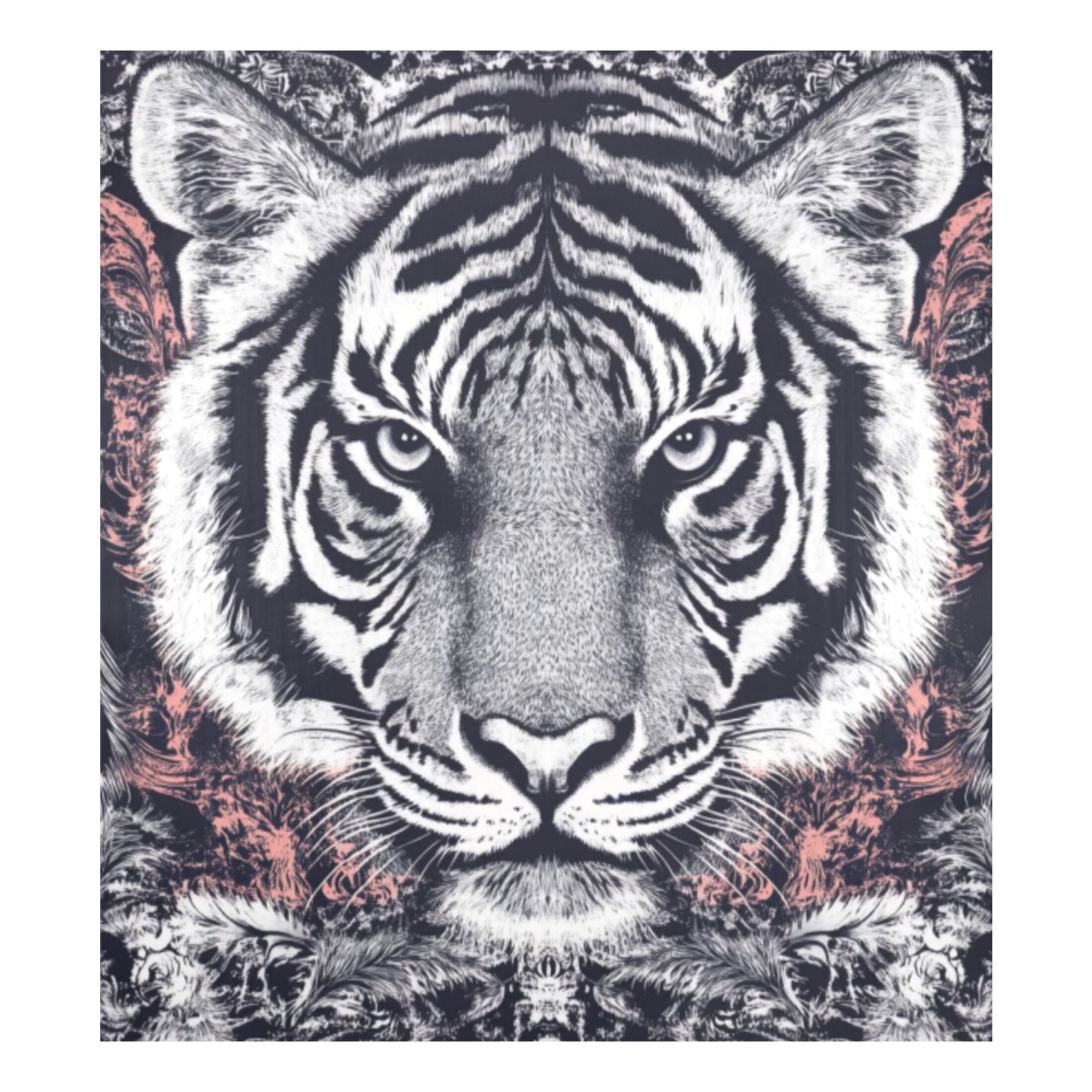 Dishwasher Magnetic Sticker 23x26 Inch Refrigerator Magnetic Sticker Washing Machine Magnetic Sticker Kitchen Panel Magnetic Sticker Home Decor Black and White Tiger