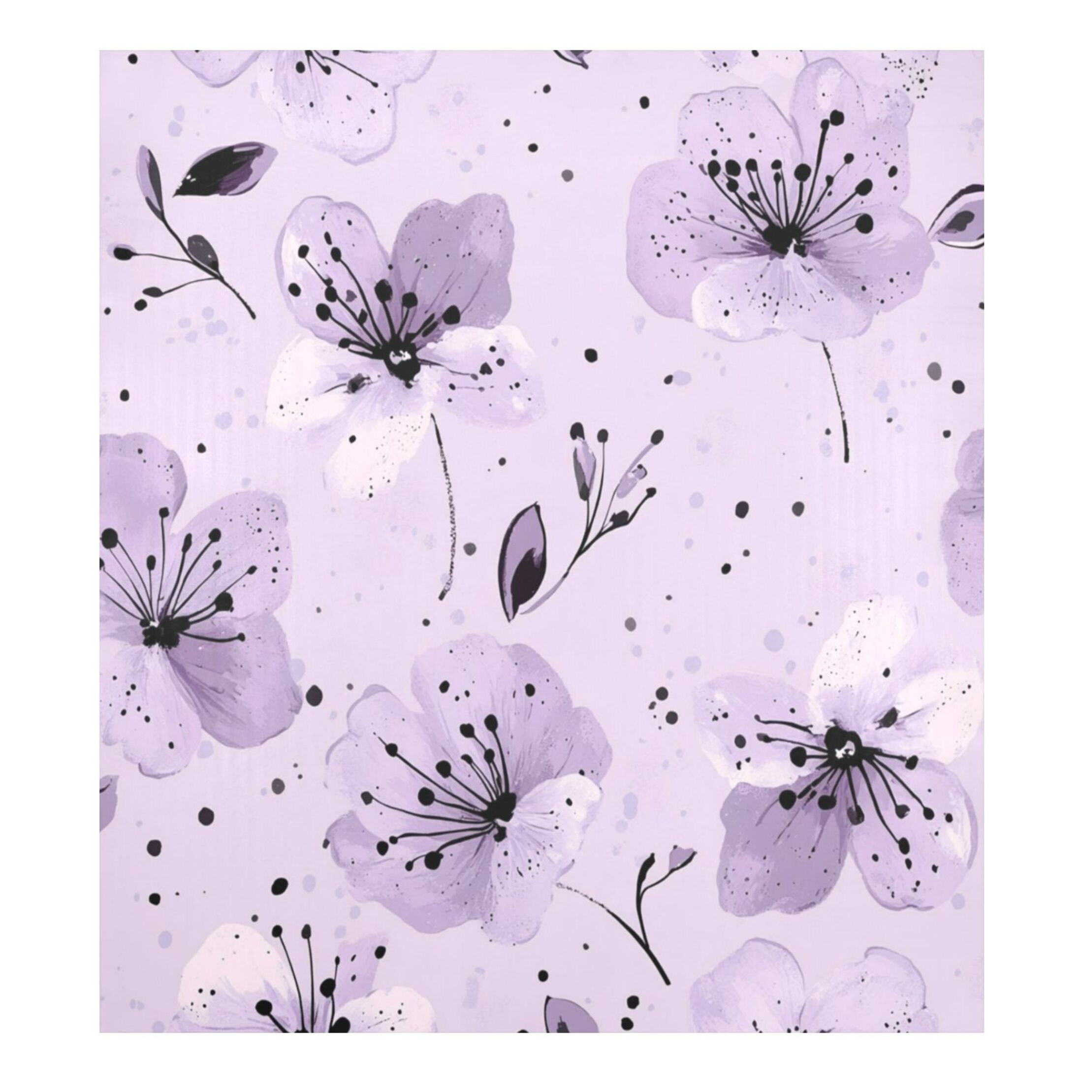 Dishwasher Magnetic Sticker 23x26 Inch Refrigerator Magnetic Sticker Washing Machine Magnetic Sticker Kitchen Panel Magnetic Sticker Home Decor Blooming Purple Flower