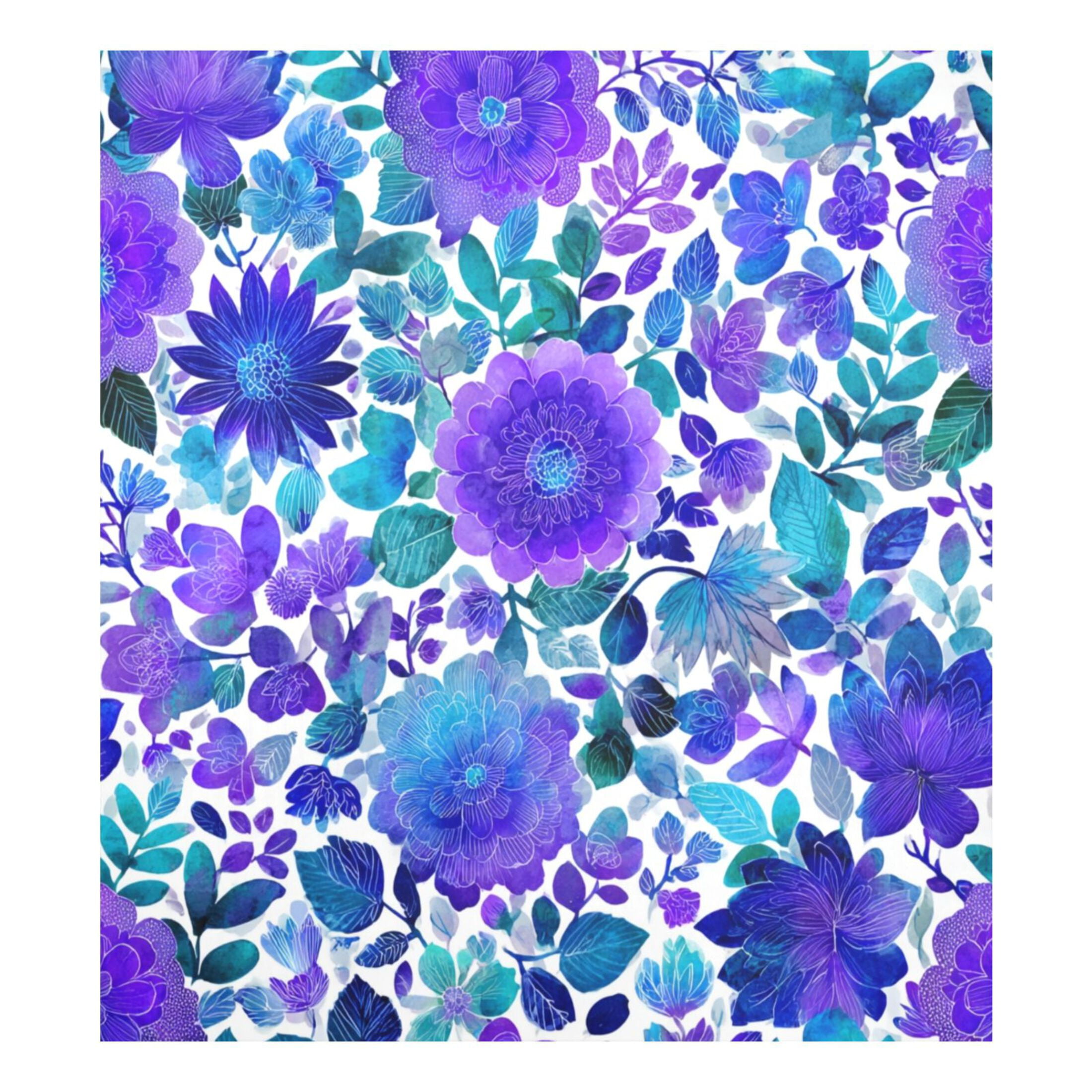 Dishwasher Magnetic Sticker 23x26 Inch Refrigerator Magnetic Sticker Washing Machine Magnetic Sticker Kitchen Panel Magnetic Sticker Home Decor Blue Watercolor Leaves
