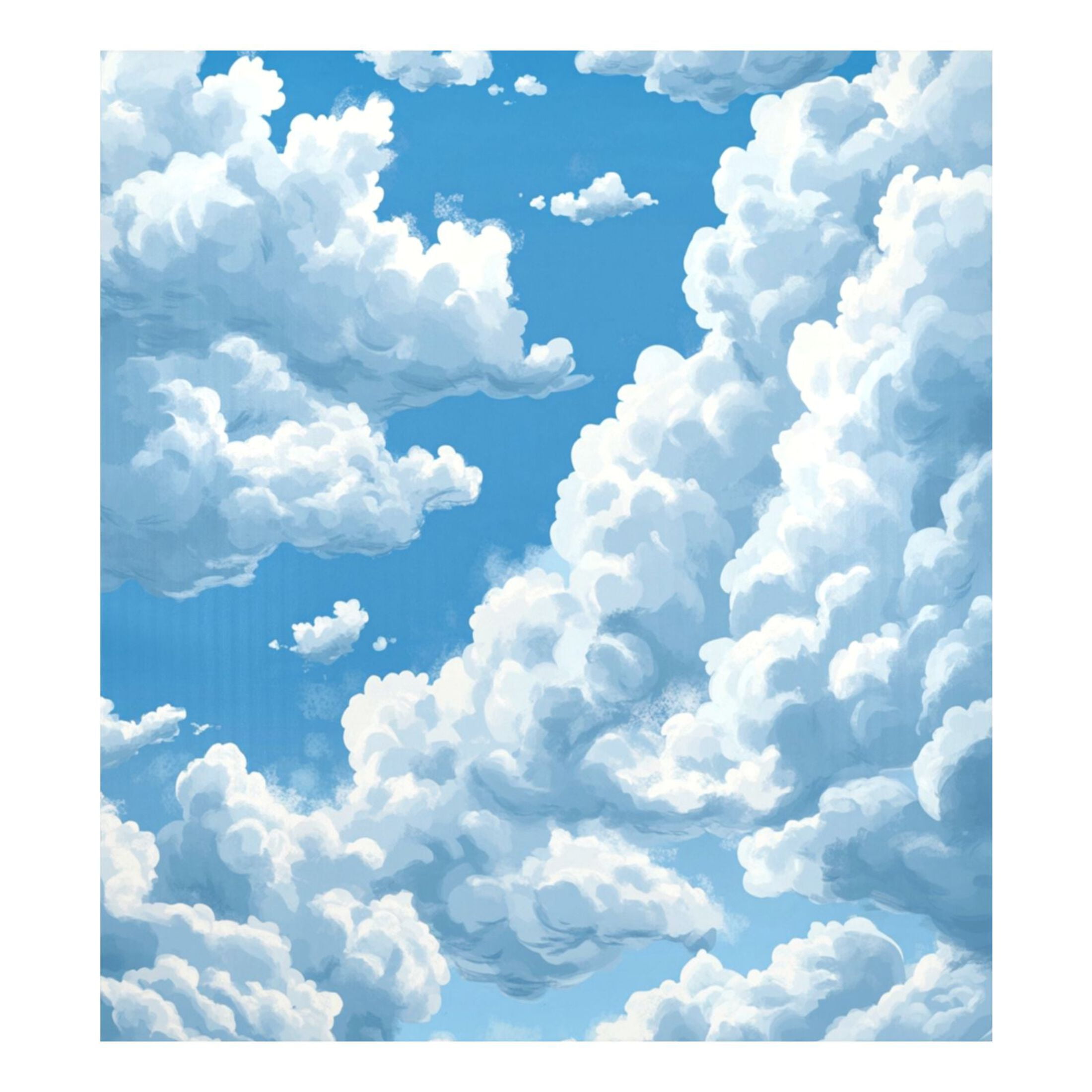 Dishwasher Magnetic Sticker 23x26 Inch Refrigerator Magnetic Sticker Washing Machine Magnetic Sticker Kitchen Panel Magnetic Sticker Home Decor Blue Sky and White Clouds