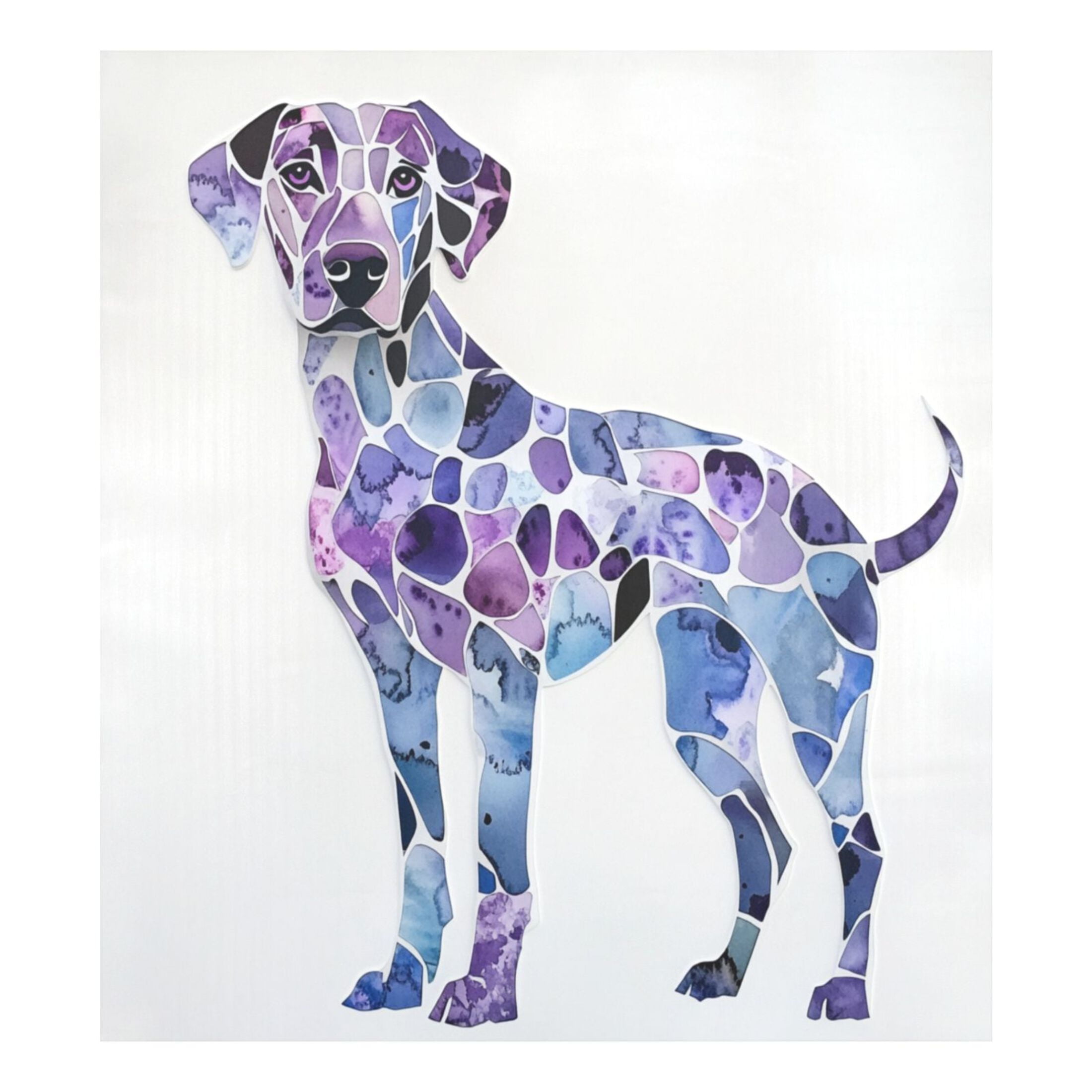 Dishwasher Magnetic Sticker 23x26 Inch Refrigerator Magnetic Sticker Washing Machine Magnetic Sticker Kitchen Panel Magnetic Sticker Home Decor Blue Pretty Dog