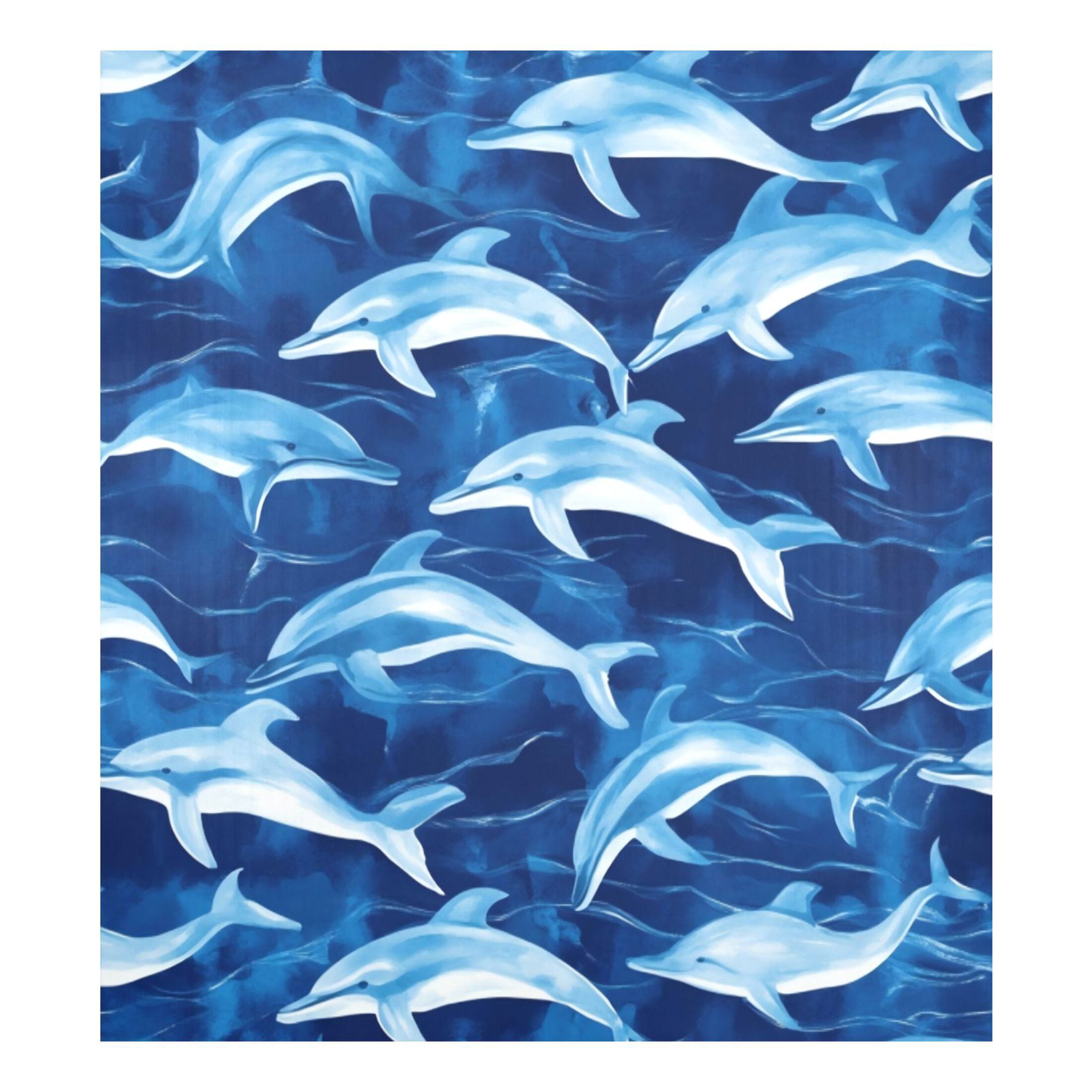 Dishwasher Magnetic Sticker 23x26 Inch Refrigerator Magnetic Sticker Washing Machine Magnetic Sticker Kitchen Panel Magnetic Sticker Home Decor Blue Dolphin Cute