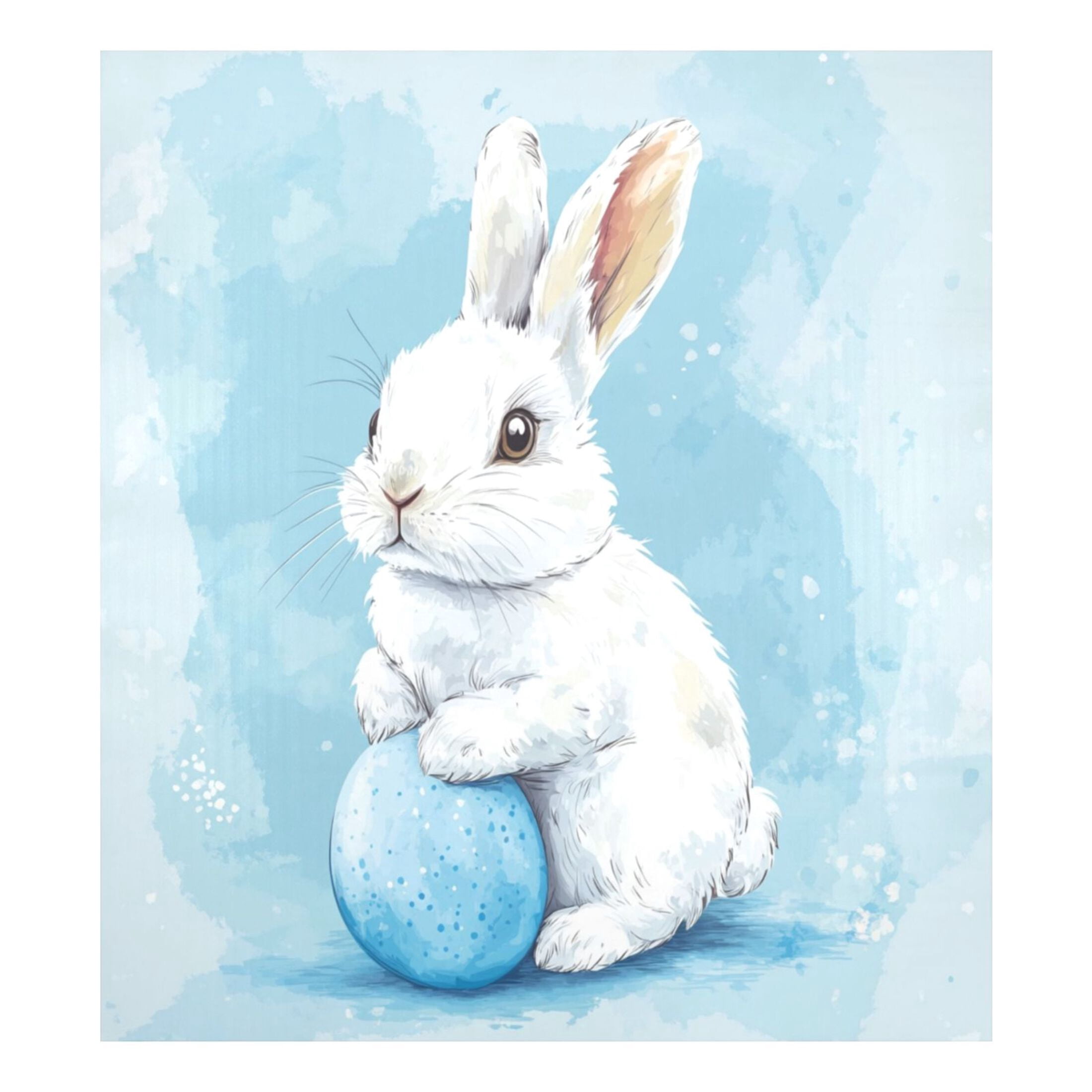 Dishwasher Magnetic Sticker 23x26 Inch Refrigerator Magnetic Sticker Washing Machine Magnetic Sticker Kitchen Panel Magnetic Sticker Home Decor Blue Easter Bunny