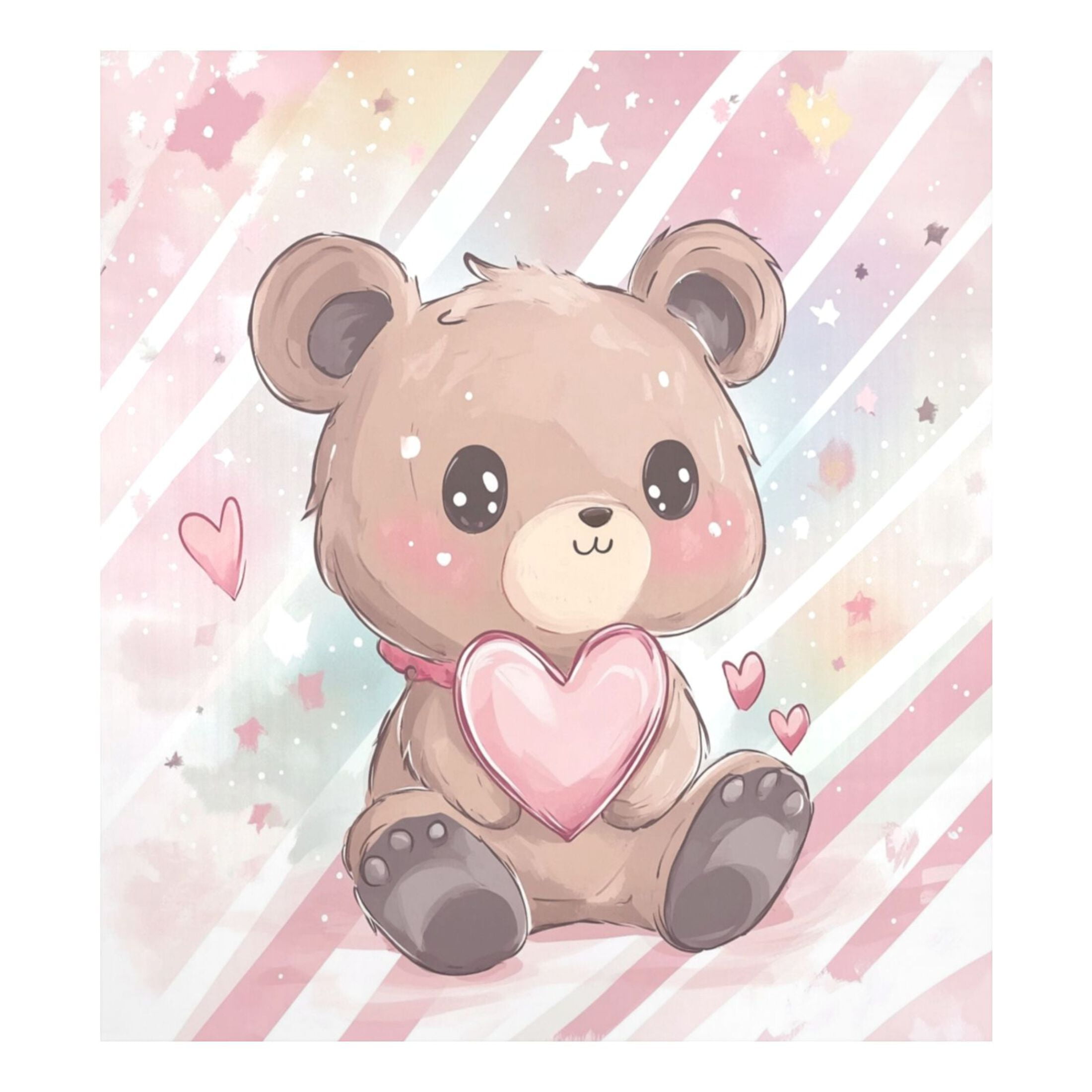 Dishwasher Magnetic Sticker 23x26 Inch Refrigerator Magnetic Sticker Washing Machine Magnetic Sticker Kitchen Panel Magnetic Sticker Home Decor Brown Cute Bear