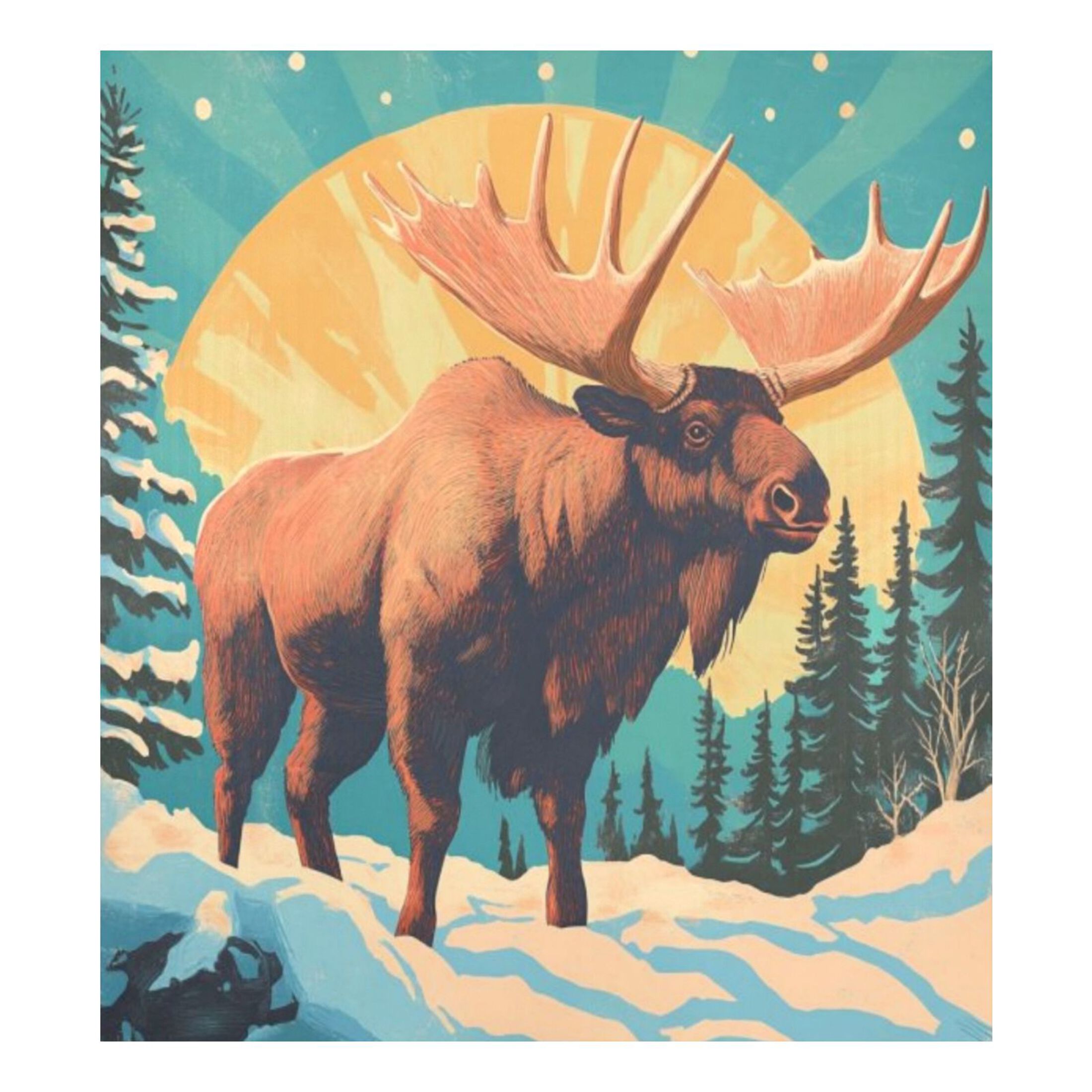 Dishwasher Magnetic Sticker 23x26 Inch Refrigerator Magnetic Sticker Washing Machine Magnetic Sticker Kitchen Panel Magnetic Sticker Home Decor Brown Bighorn Deer
