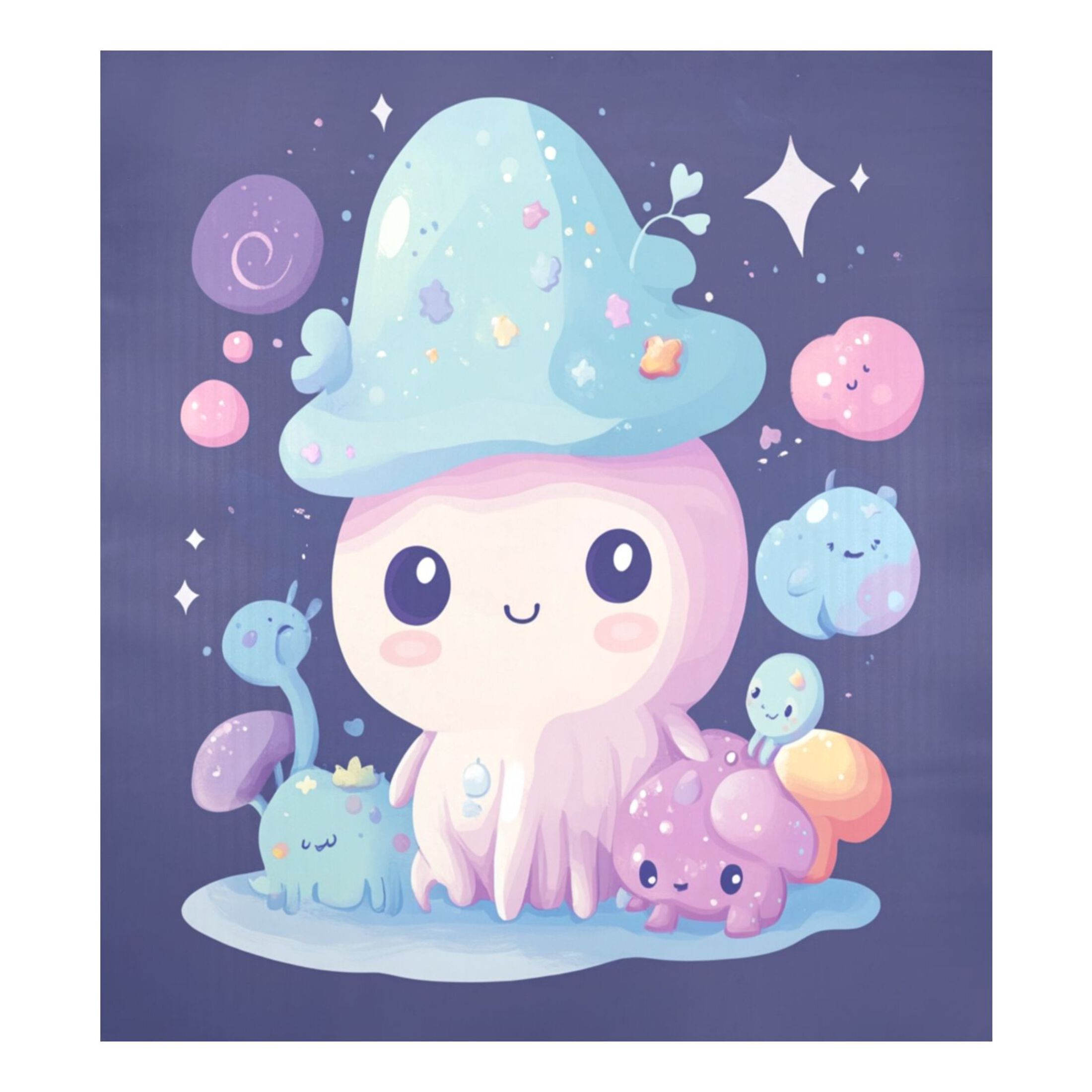 Dishwasher Magnetic Sticker 23x26 Inch Refrigerator Magnetic Sticker Washing Machine Magnetic Sticker Kitchen Panel Magnetic Sticker Home Decor Cartoon Beautiful Jellyfish