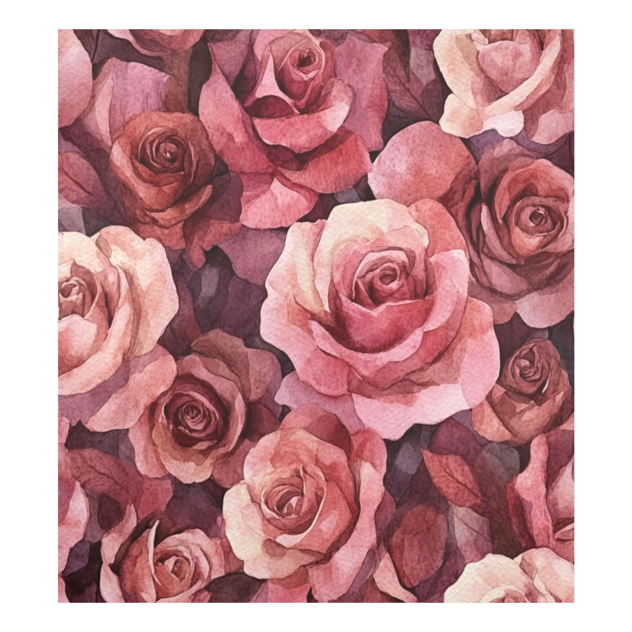 Dishwasher Magnetic Sticker 23x26 Inch Refrigerator Magnetic Sticker Washing Machine Magnetic Sticker Kitchen Panel Magnetic Sticker Home Decor Cartoon Maroon Roses
