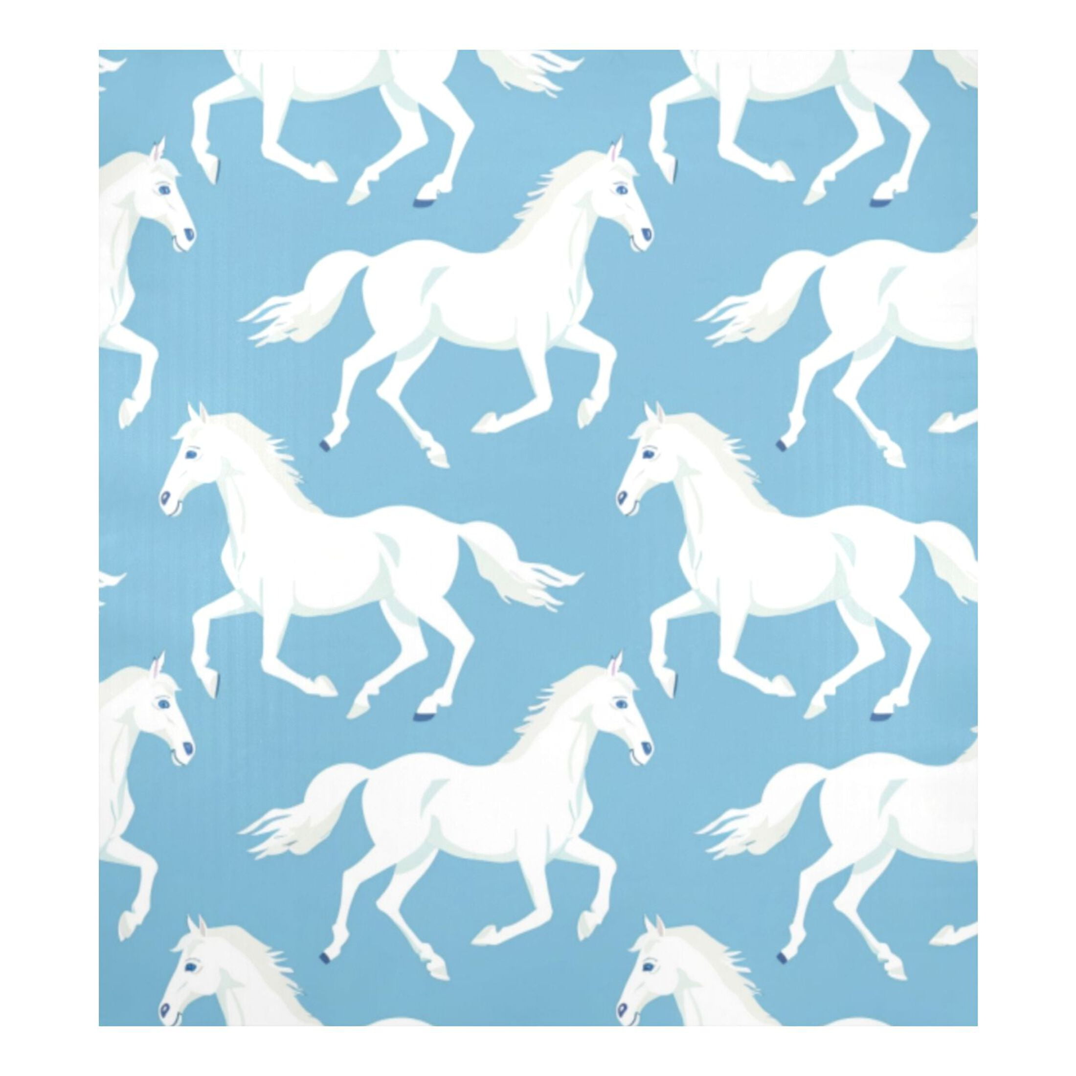 Dishwasher Magnetic Sticker 23x26 Inch Refrigerator Magnetic Sticker Washing Machine Magnetic Sticker Kitchen Panel Magnetic Sticker Home Decor Cartoon White Horse Seamless