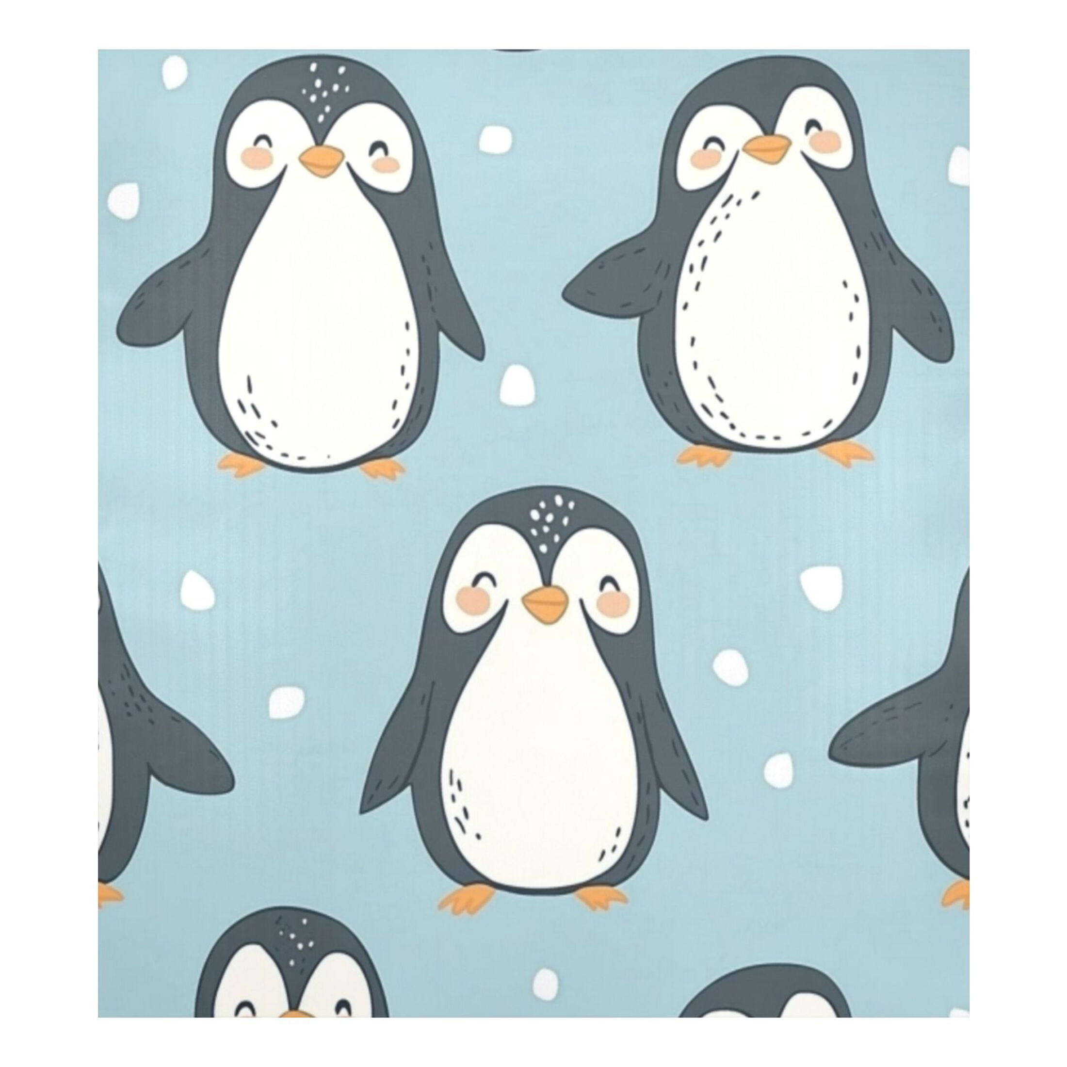 Dishwasher Magnetic Sticker 23x26 Inch Refrigerator Magnetic Sticker Washing Machine Magnetic Sticker Kitchen Panel Magnetic Sticker Home Decor Cartoon Cute Little Penguin