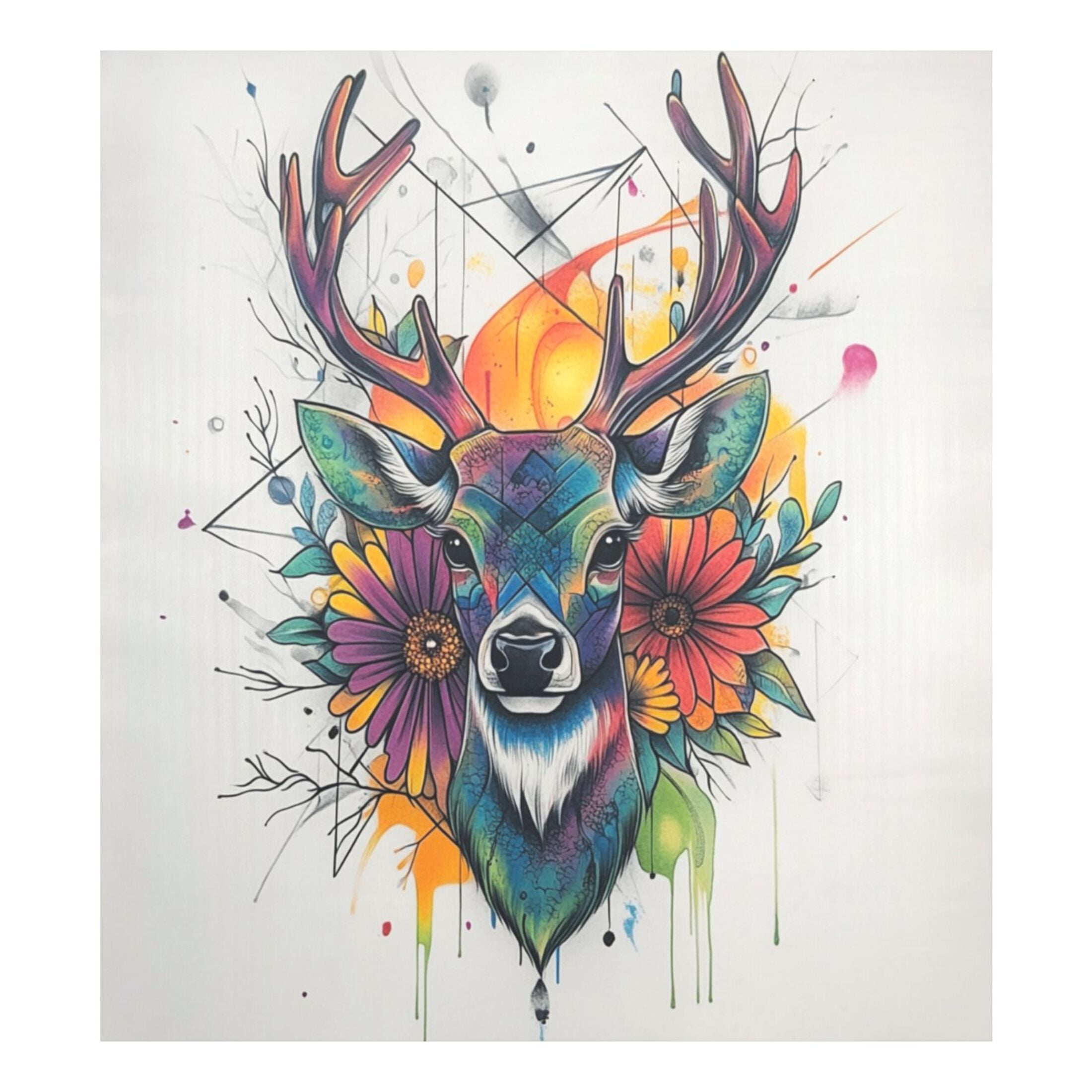 Dishwasher Magnetic Sticker 23x26 Inch Refrigerator Magnetic Sticker Washing Machine Magnetic Sticker Kitchen Panel Magnetic Sticker Home Decor Cartoon Color Deer