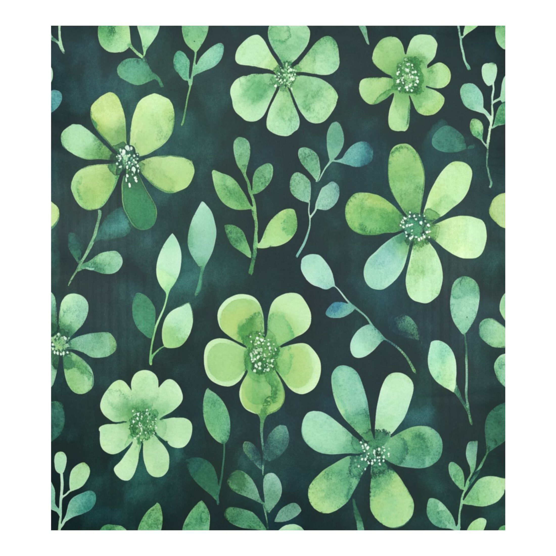Dishwasher Magnetic Sticker 23x26 Inch Refrigerator Magnetic Sticker Washing Machine Magnetic Sticker Kitchen Panel Magnetic Sticker Home Decor Cartoon Green Flowers