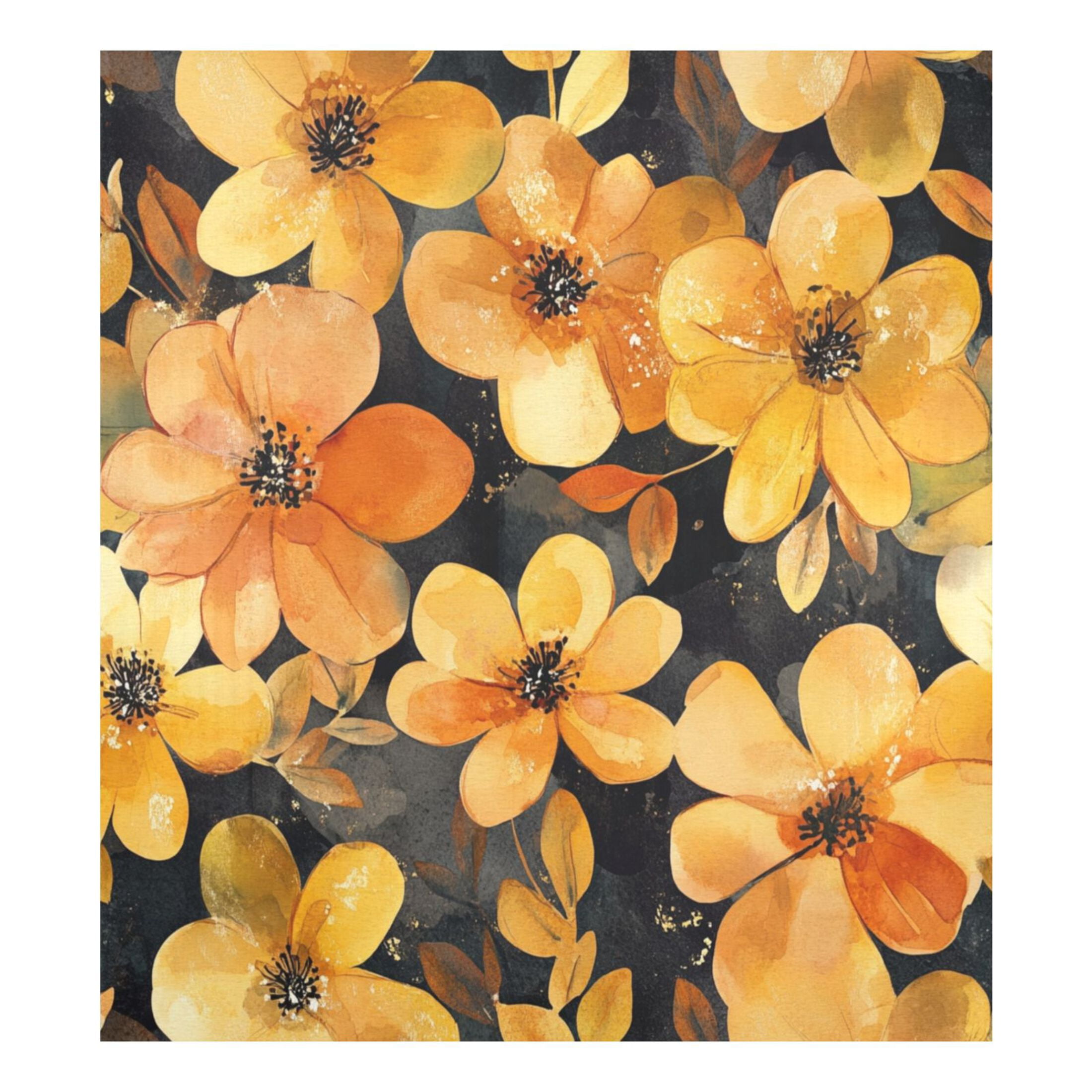 Dishwasher Magnetic Sticker 23x26 Inch Refrigerator Magnetic Sticker Washing Machine Magnetic Sticker Kitchen Panel Magnetic Sticker Home Decor Cartoon Gold Flowers