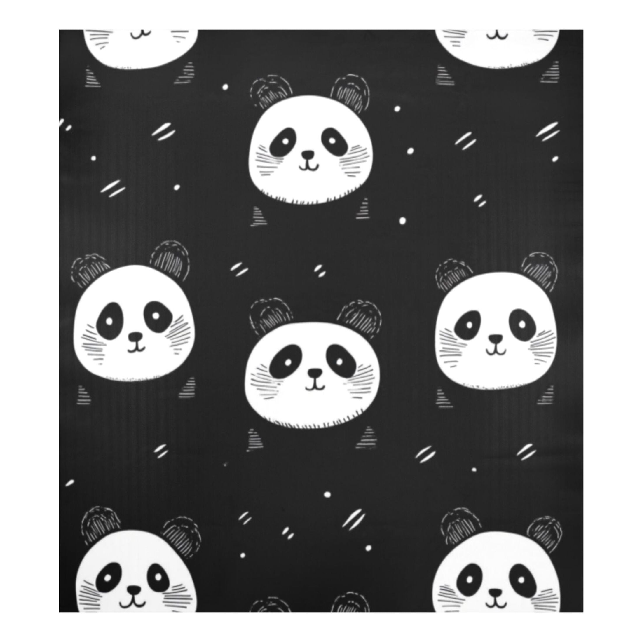 Dishwasher Magnetic Sticker 23x26 Inch Refrigerator Magnetic Sticker Washing Machine Magnetic Sticker Kitchen Panel Magnetic Sticker Home Decor Cartoon Black Panda Face