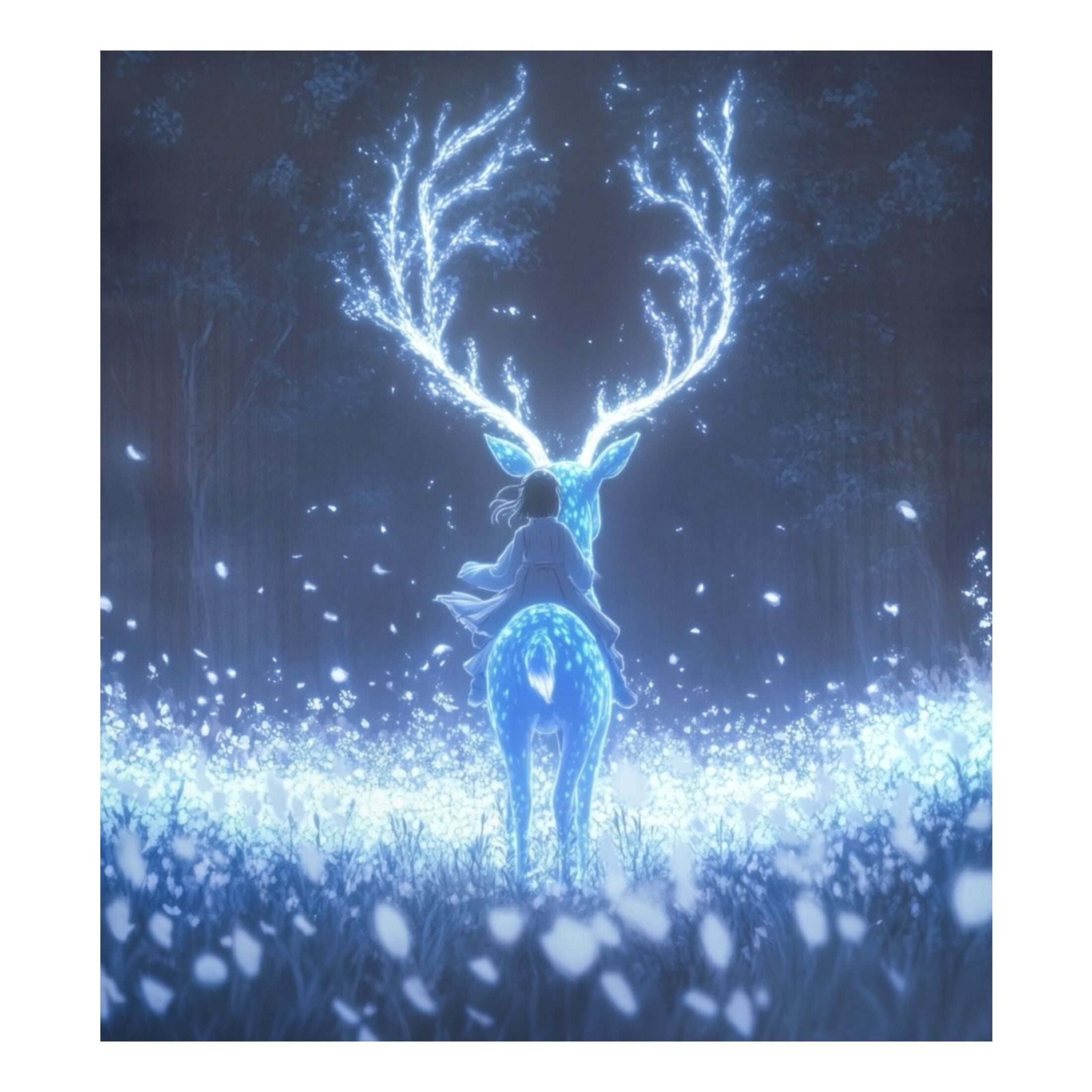 Dishwasher Magnetic Sticker 23x26 Inch Refrigerator Magnetic Sticker Washing Machine Magnetic Sticker Kitchen Panel Magnetic Sticker Home Decor Cartoon Blue Elk