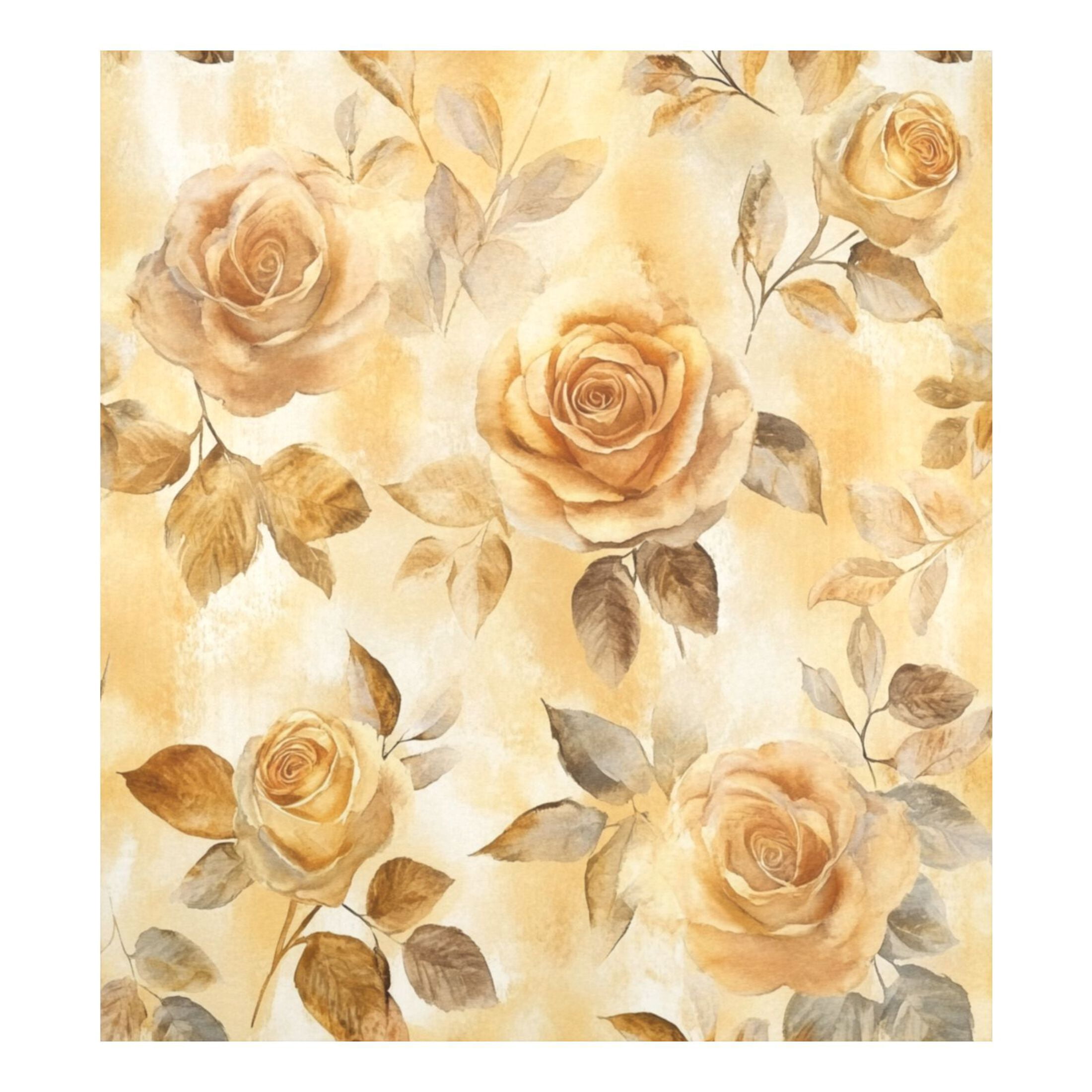 Dishwasher Magnetic Sticker 23x26 Inch Refrigerator Magnetic Sticker Washing Machine Magnetic Sticker Kitchen Panel Magnetic Sticker Home Decor Cartoon Yellow Roses Seamless