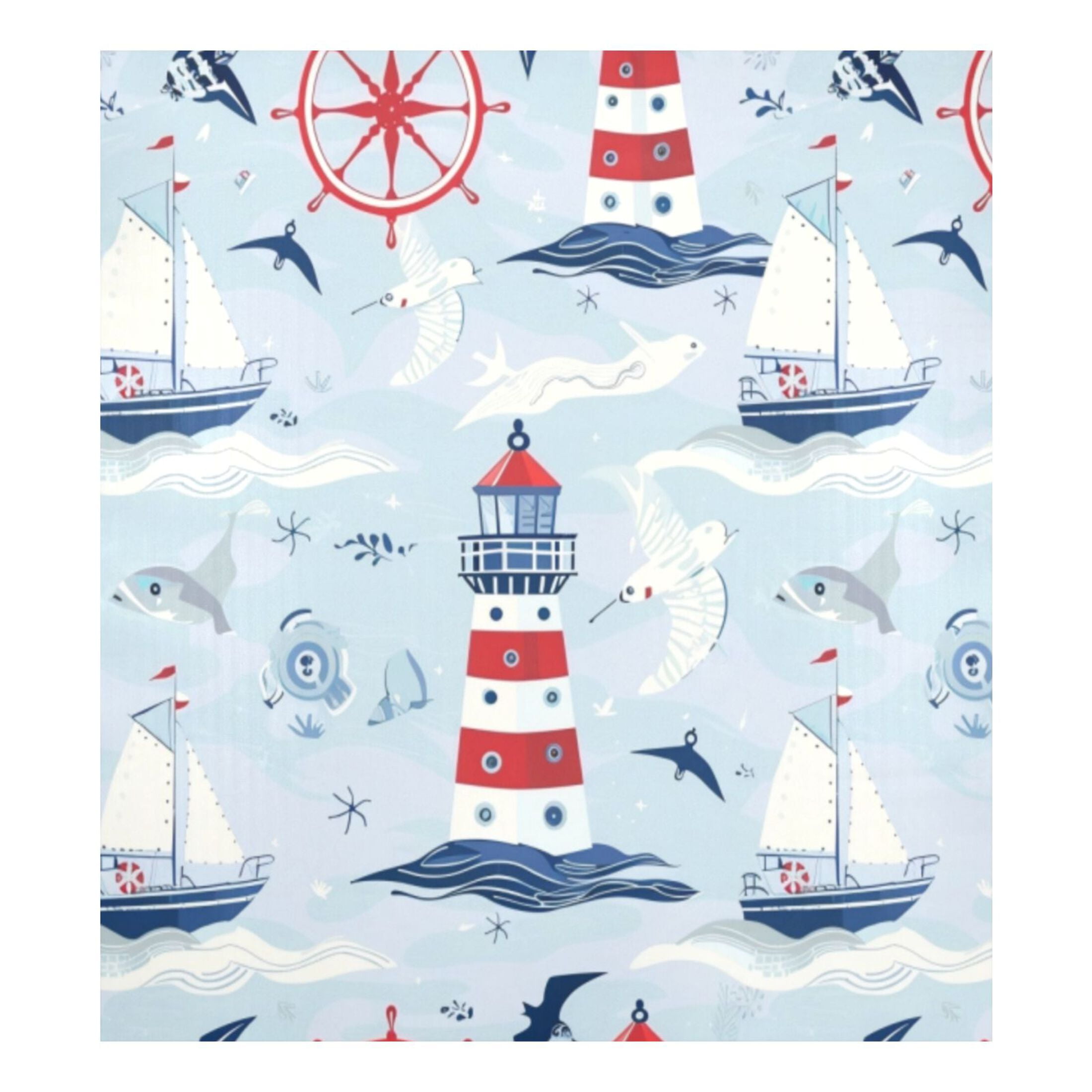 Dishwasher Magnetic Sticker 23x26 Inch Refrigerator Magnetic Sticker Washing Machine Magnetic Sticker Kitchen Panel Magnetic Sticker Home Decor Cartoon Red Lighthouse