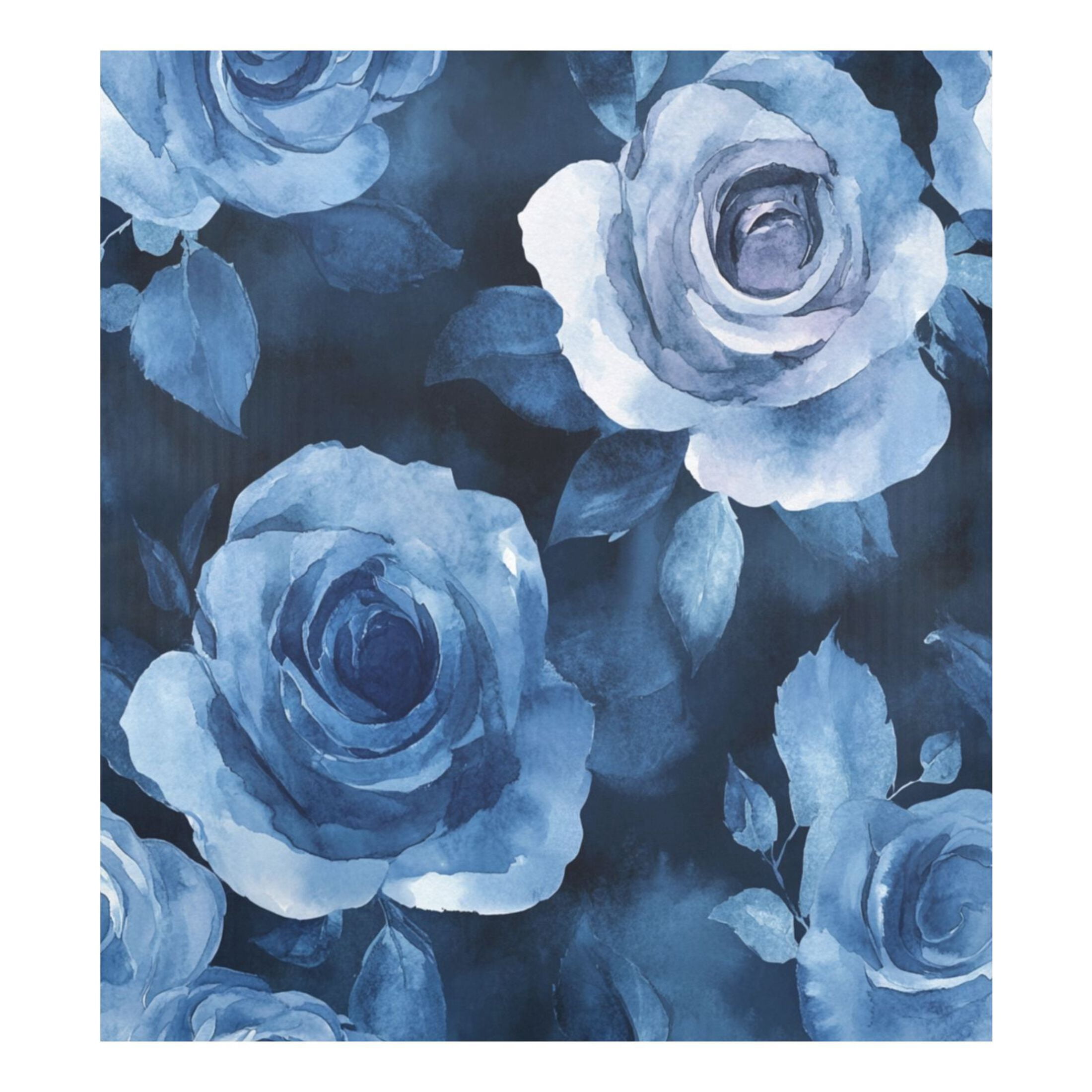 Dishwasher Magnetic Sticker 23x26 Inch Refrigerator Magnetic Sticker Washing Machine Magnetic Sticker Kitchen Panel Magnetic Sticker Home Decor Cartoon Teal Roses Seamless