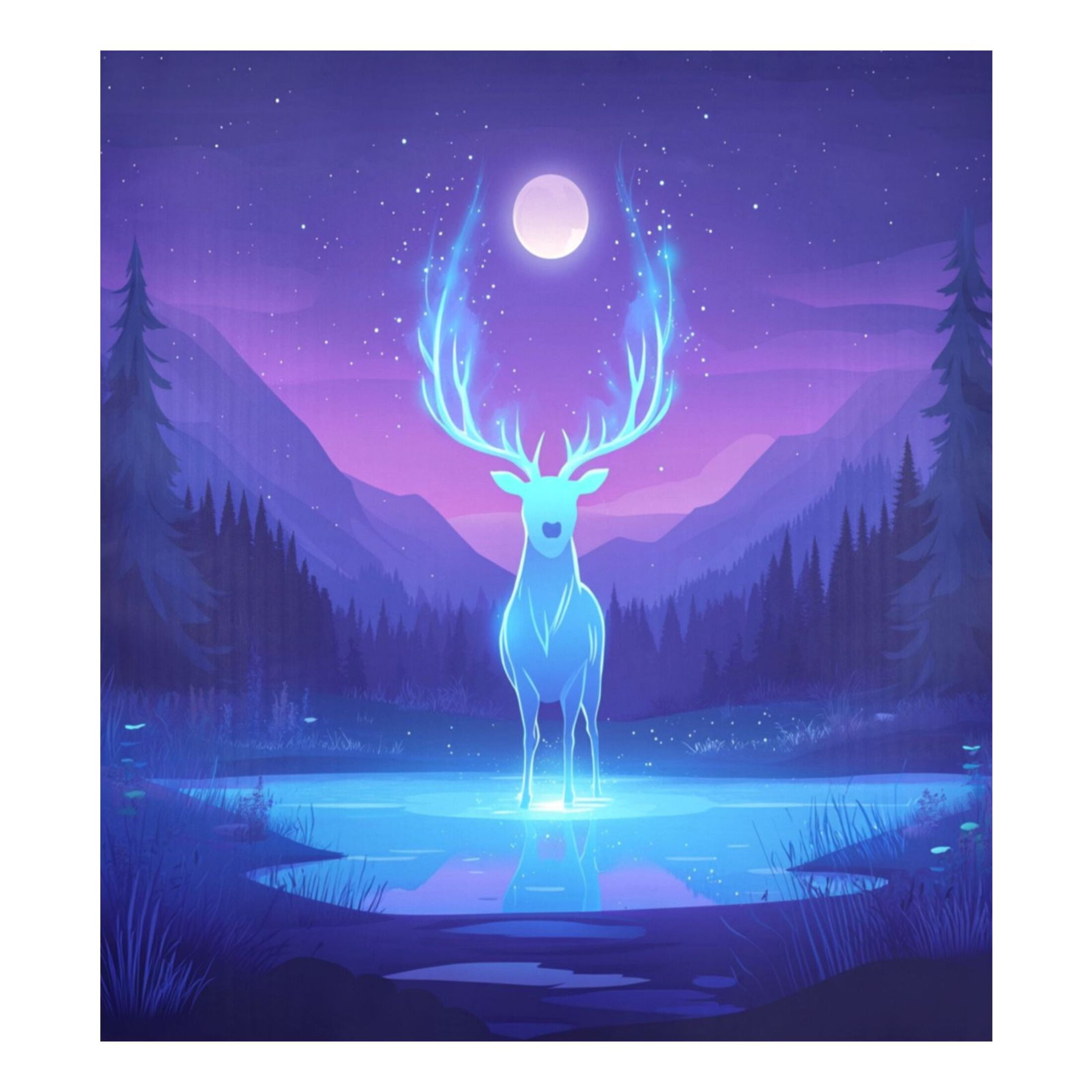Dishwasher Magnetic Sticker 23x26 Inch Refrigerator Magnetic Sticker Washing Machine Magnetic Sticker Kitchen Panel Magnetic Sticker Home Decor Cartoon Purple Elk
