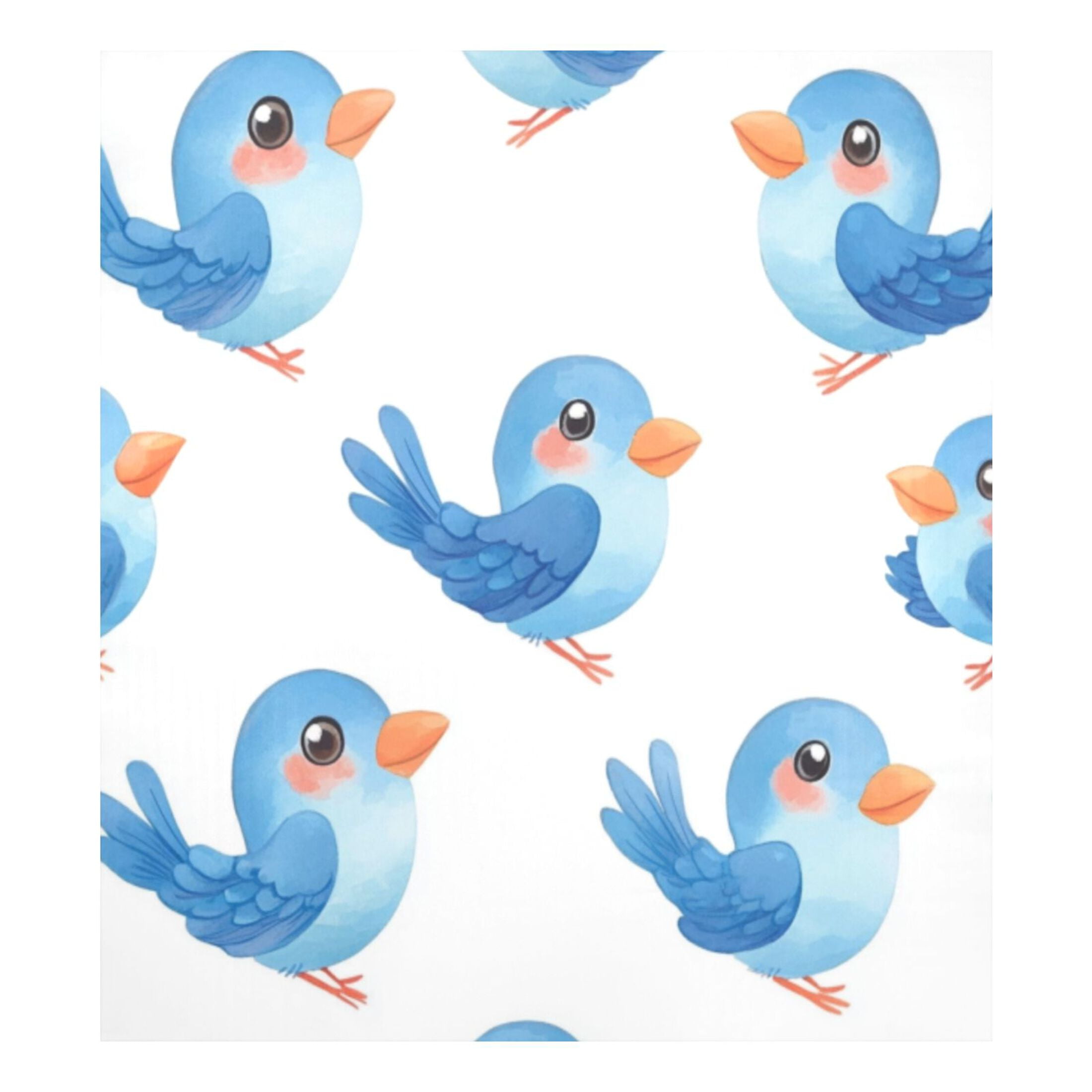 Dishwasher Magnetic Sticker 23x26 Inch Refrigerator Magnetic Sticker Washing Machine Magnetic Sticker Kitchen Panel Magnetic Sticker Home Decor Cartoon Blue Bird
