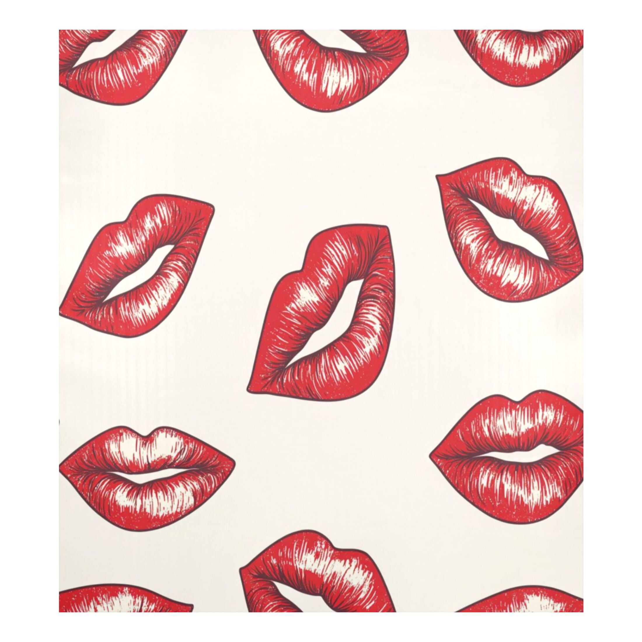Dishwasher Magnetic Sticker 23x26 Inch Refrigerator Magnetic Sticker Washing Machine Magnetic Sticker Kitchen Panel Magnetic Sticker Home Decor Cartoon Red Lips