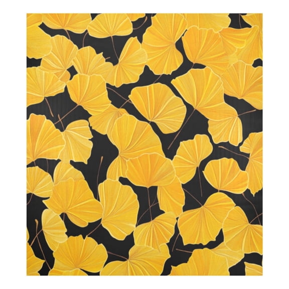 Dishwasher Magnetic Sticker 23x26 Inch Refrigerator Magnetic Sticker Washing Machine Magnetic Sticker Kitchen Panel Magnetic Sticker Home Decor Cartoon Pretty Ginkgo Leaf