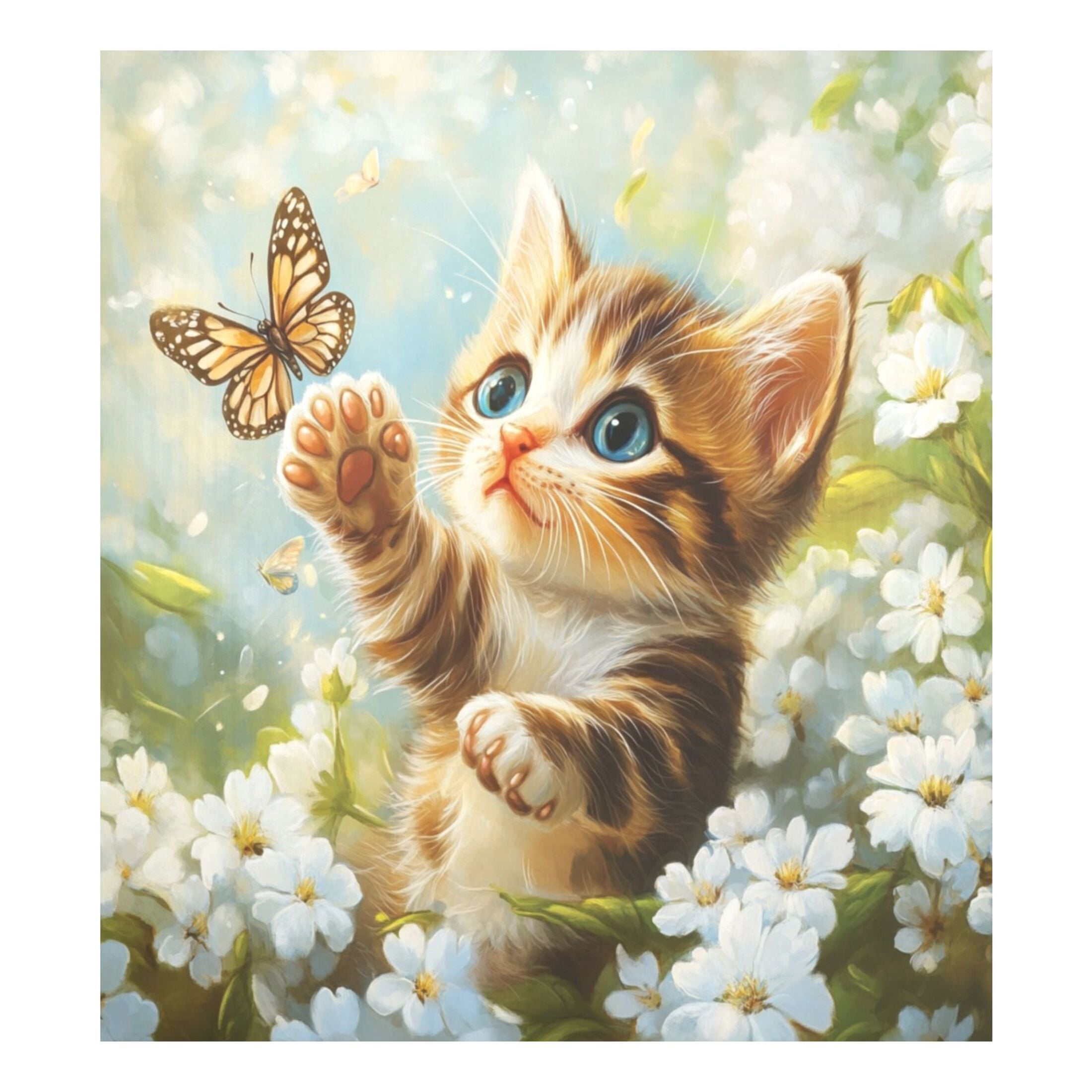 Dishwasher Magnetic Sticker 23x26 Inch Refrigerator Magnetic Sticker Washing Machine Magnetic Sticker Kitchen Panel Magnetic Sticker Home Decor Cat Butterfly Play