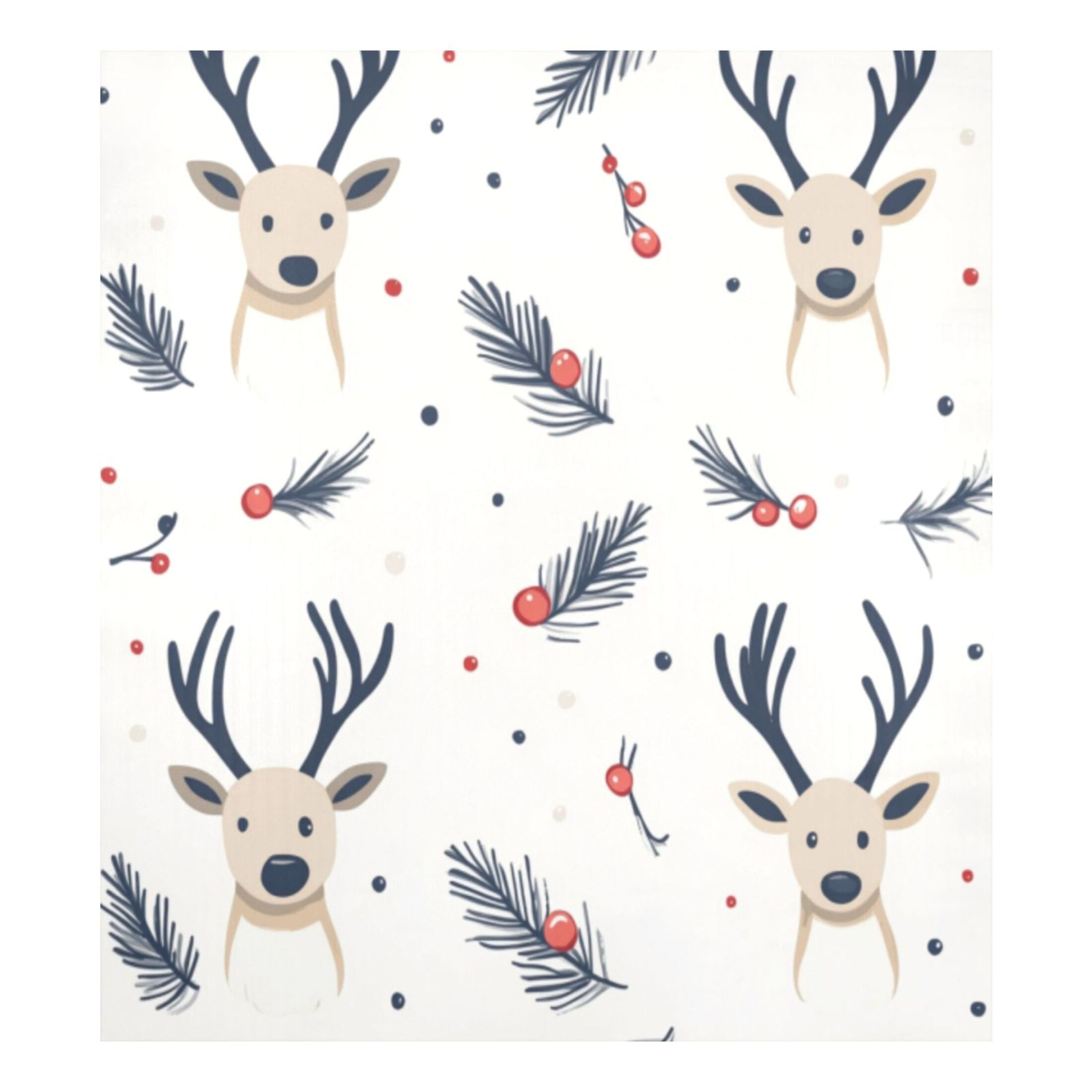Dishwasher Magnetic Sticker 23x26 Inch Refrigerator Magnetic Sticker Washing Machine Magnetic Sticker Kitchen Panel Magnetic Sticker Home Decor Christmas Deer Seamless