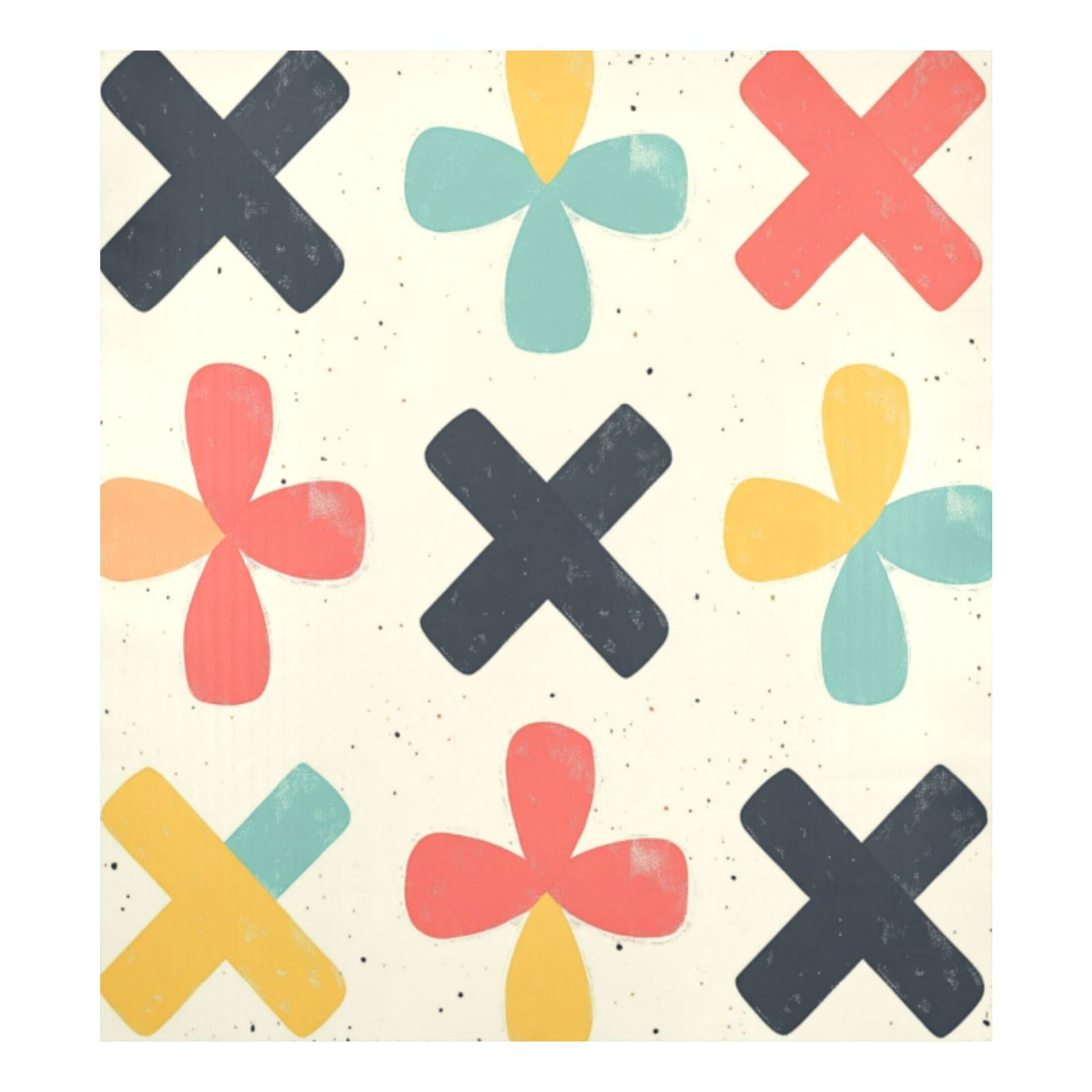 Dishwasher Magnetic Sticker 23x26 Inch Refrigerator Magnetic Sticker Washing Machine Magnetic Sticker Kitchen Panel Magnetic Sticker Home Decor Colored Cross Pattern
