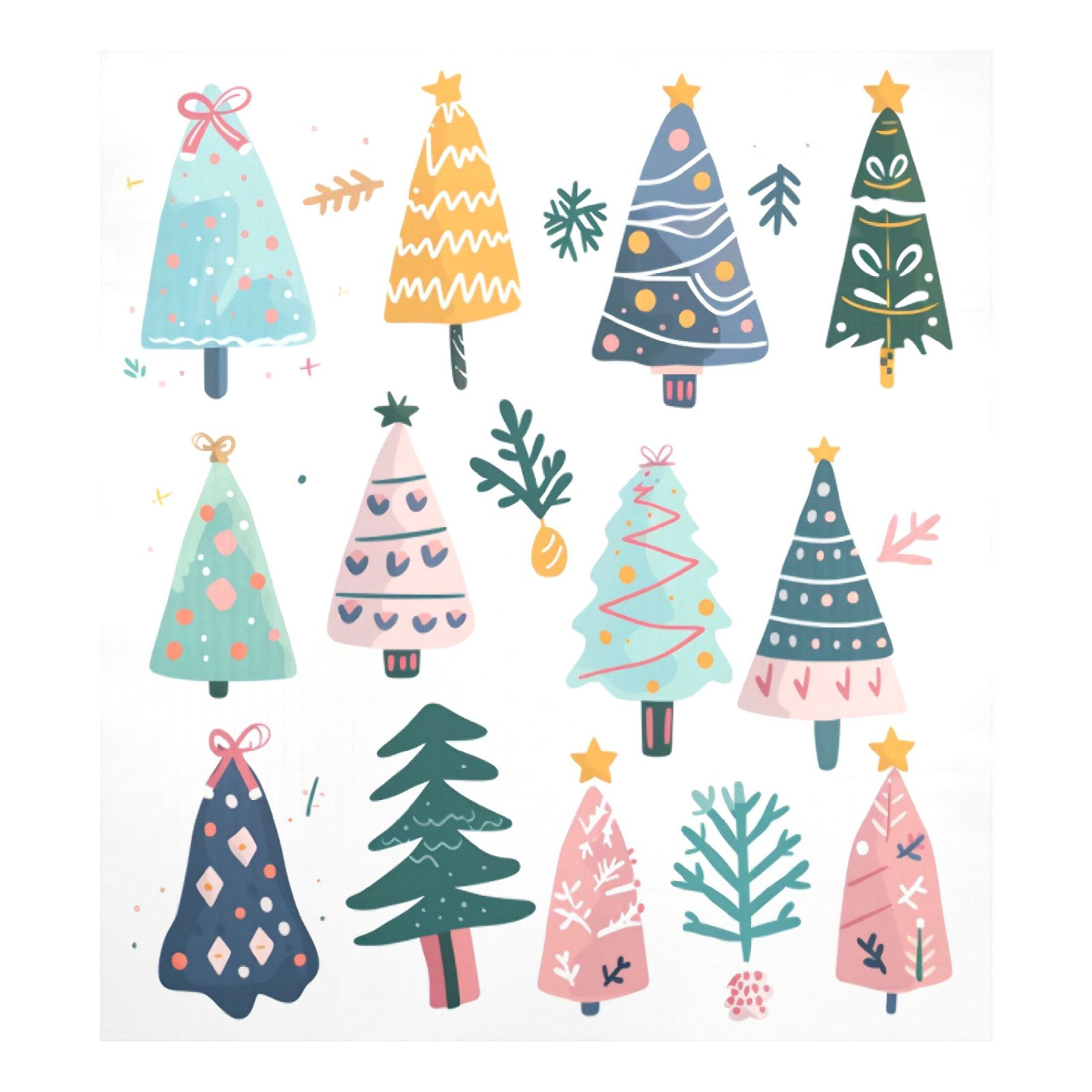 Dishwasher Magnetic Sticker 23x26 Inch Refrigerator Magnetic Sticker Washing Machine Magnetic Sticker Kitchen Panel Magnetic Sticker Home Decor Colorful Christmas Tree