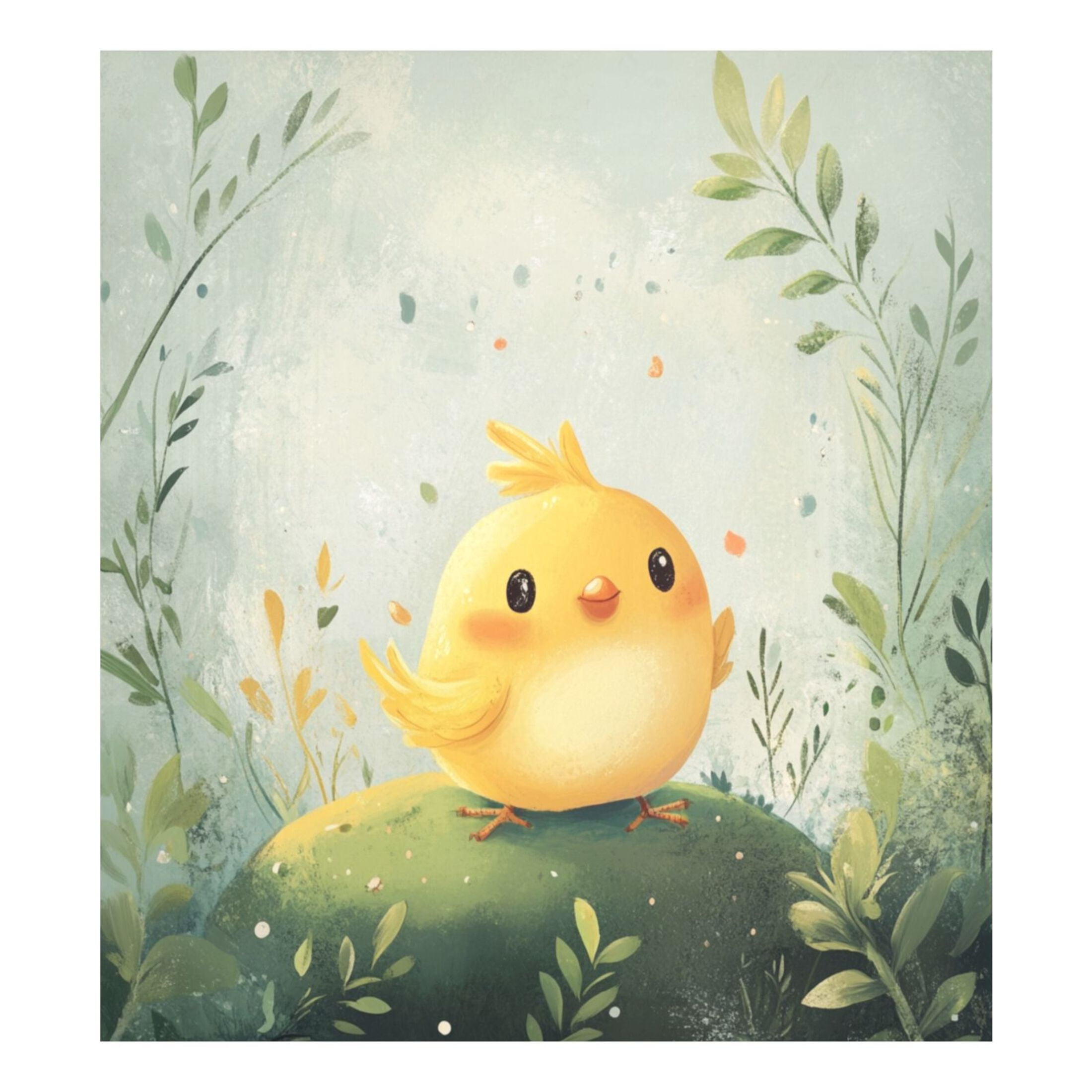 Dishwasher Magnetic Sticker 23x26 Inch Refrigerator Magnetic Sticker Washing Machine Magnetic Sticker Kitchen Panel Magnetic Sticker Home Decor Cute Little Yellow Bird