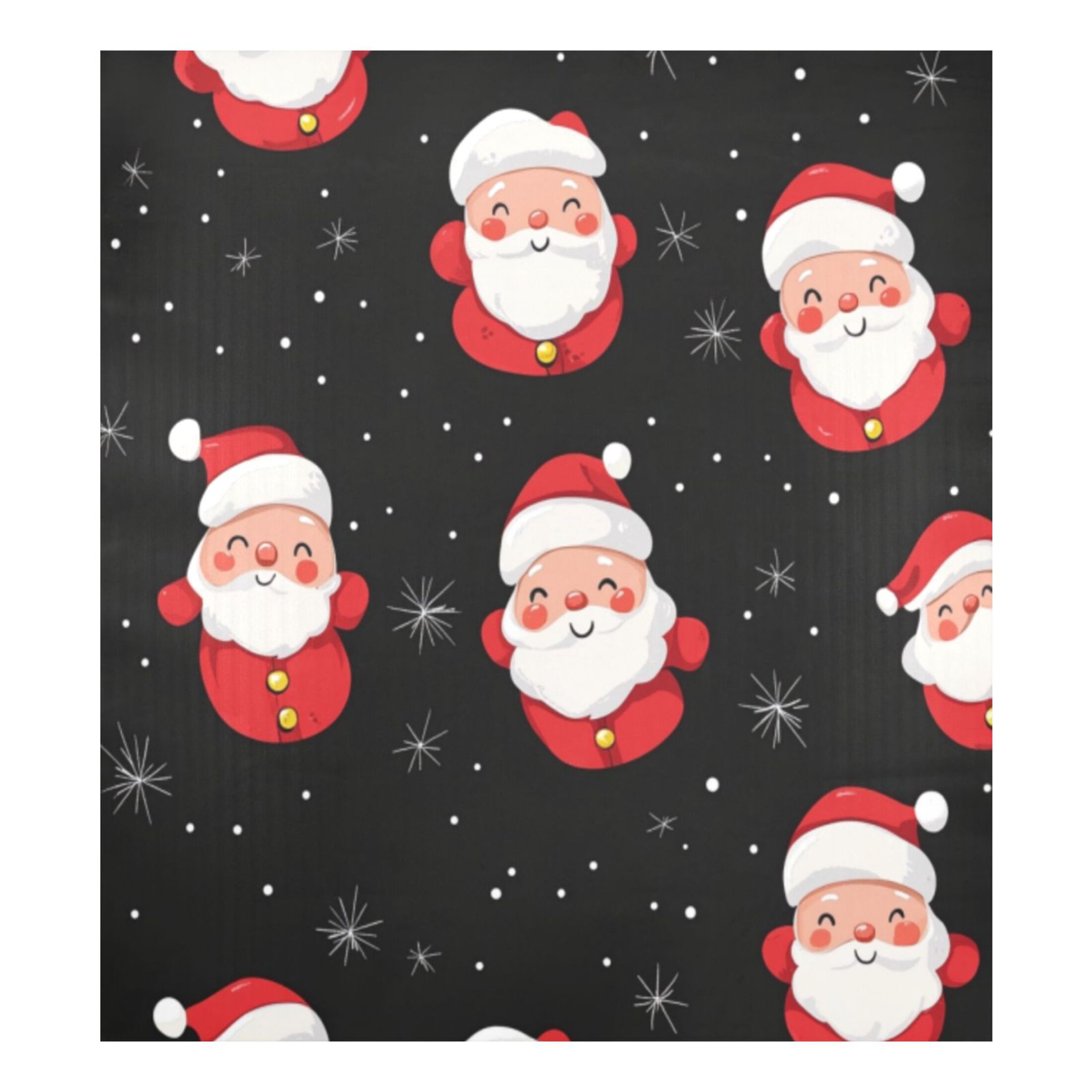 Dishwasher Magnetic Sticker 23x26 Inch Refrigerator Magnetic Sticker Washing Machine Magnetic Sticker Kitchen Panel Magnetic Sticker Home Decor Cute Santa Seamless