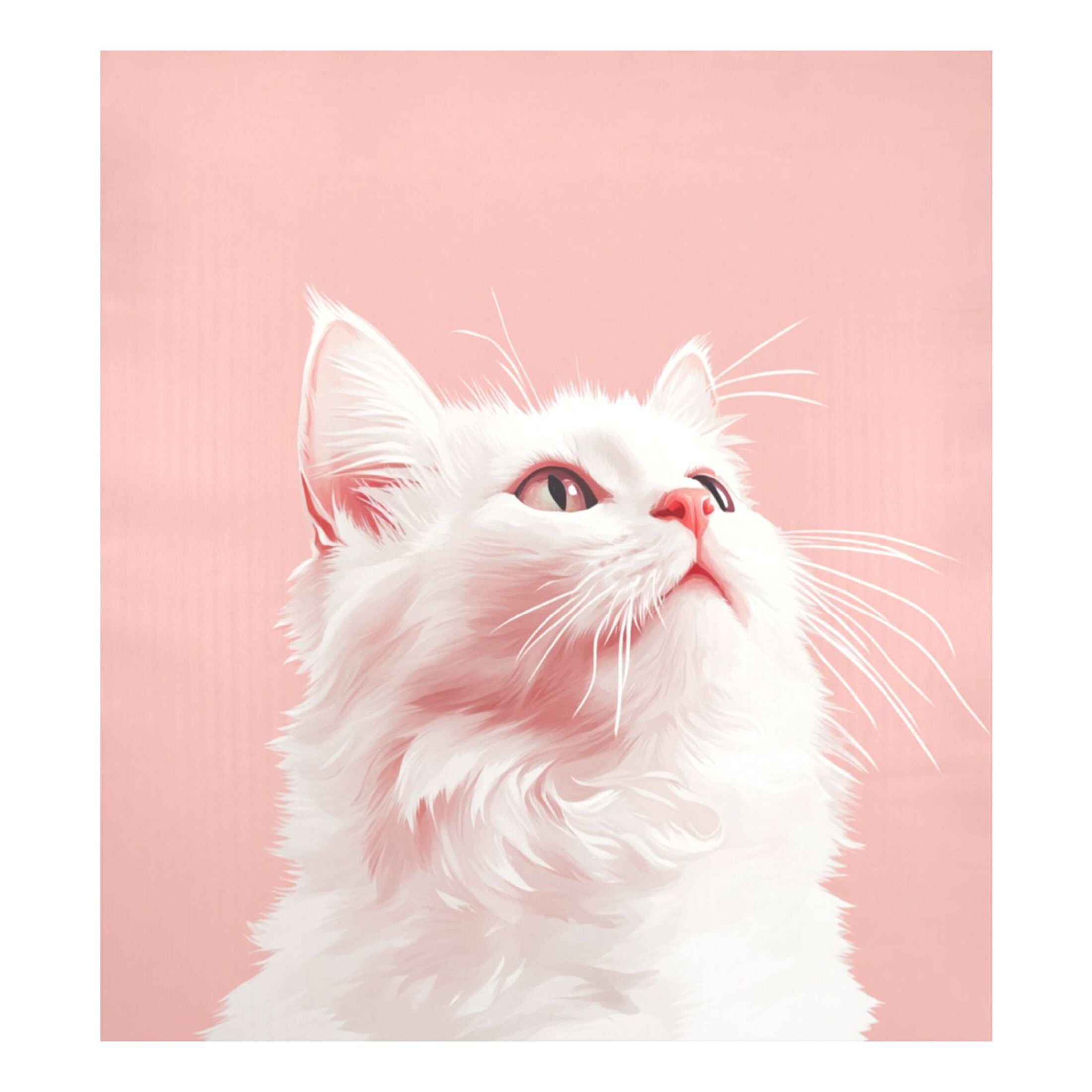 Dishwasher Magnetic Sticker 23x26 Inch Refrigerator Magnetic Sticker Washing Machine Magnetic Sticker Kitchen Panel Magnetic Sticker Home Decor Cute White Cat