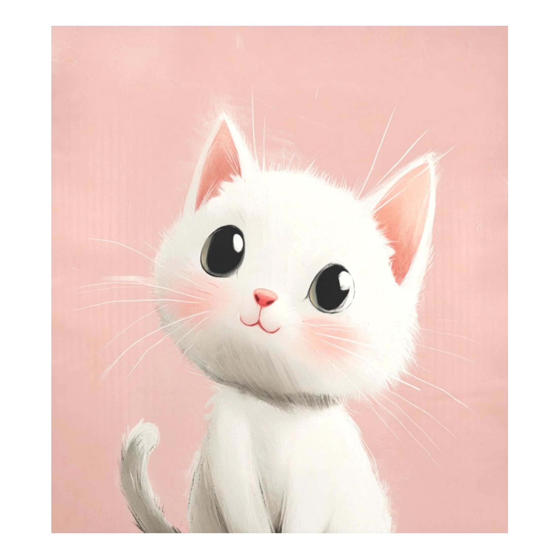 Dishwasher Magnetic Sticker 23x26 Inch Refrigerator Magnetic Sticker Washing Machine Magnetic Sticker Kitchen Panel Magnetic Sticker Home Decor Cute Cat with Black Eyes