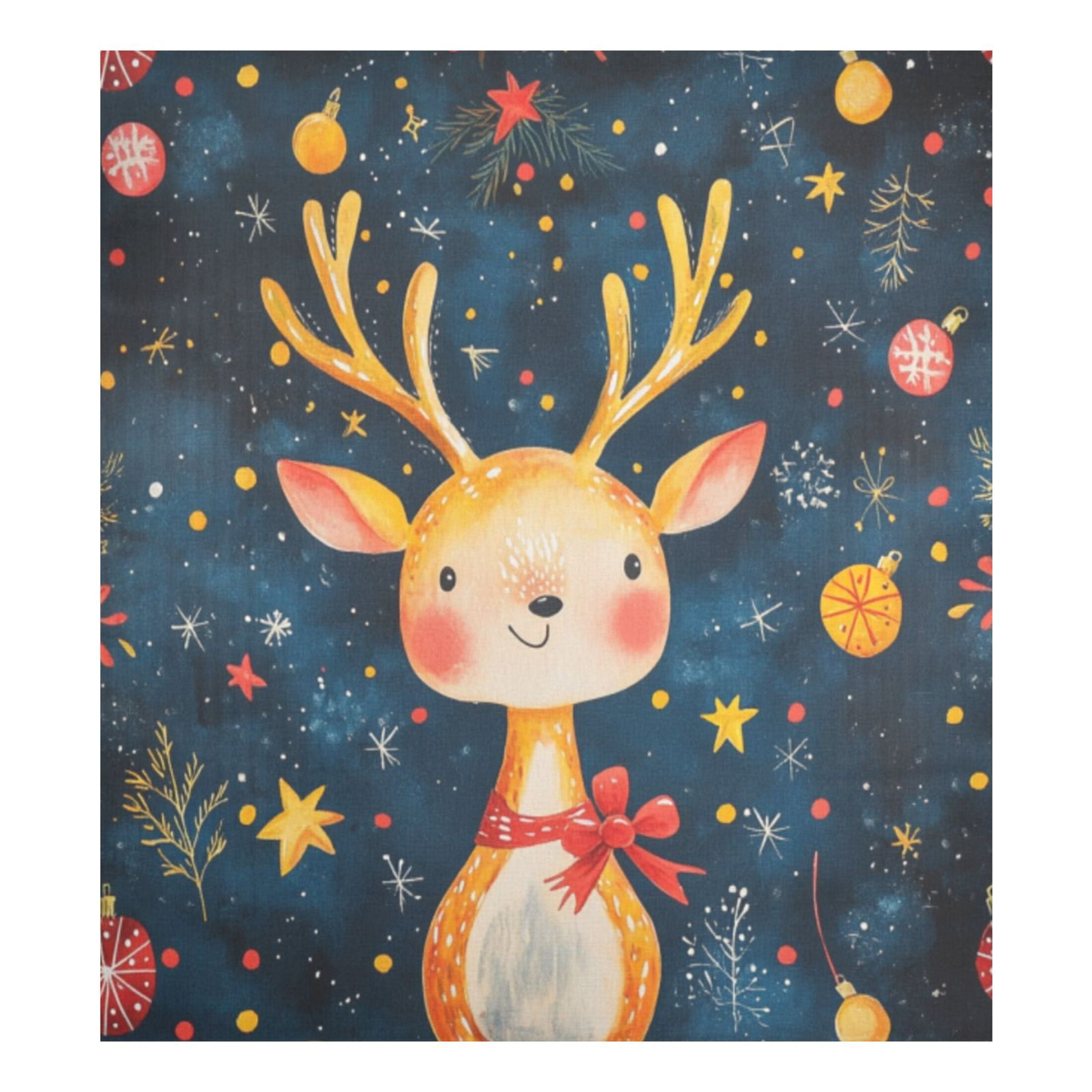 Dishwasher Magnetic Sticker 23x26 Inch Refrigerator Magnetic Sticker Washing Machine Magnetic Sticker Kitchen Panel Magnetic Sticker Home Decor Cute Smiling Christmas Deer