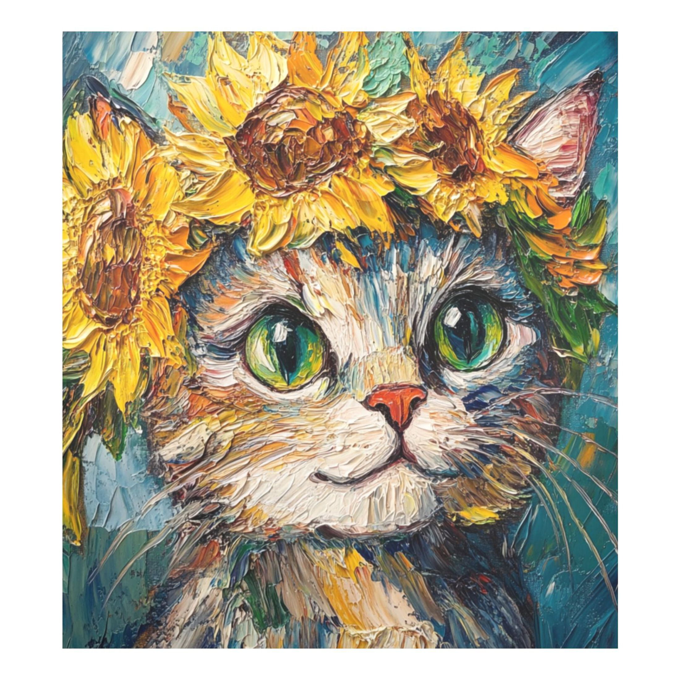 Dishwasher Magnetic Sticker 23x26 Inch Refrigerator Magnetic Sticker Washing Machine Magnetic Sticker Kitchen Panel Magnetic Sticker Home Decor Cute Sunflower Cat