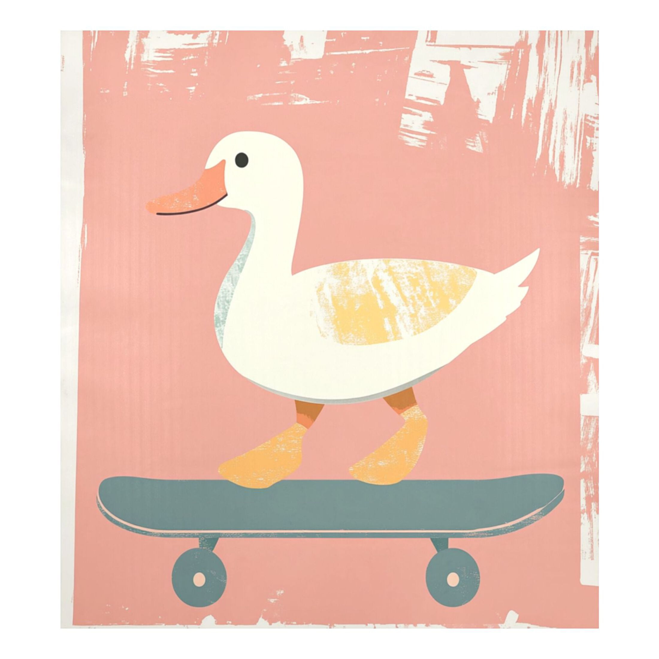 Dishwasher Magnetic Sticker 23x26 Inch Refrigerator Magnetic Sticker Washing Machine Magnetic Sticker Kitchen Panel Magnetic Sticker Home Decor Cute Skateboard Duck