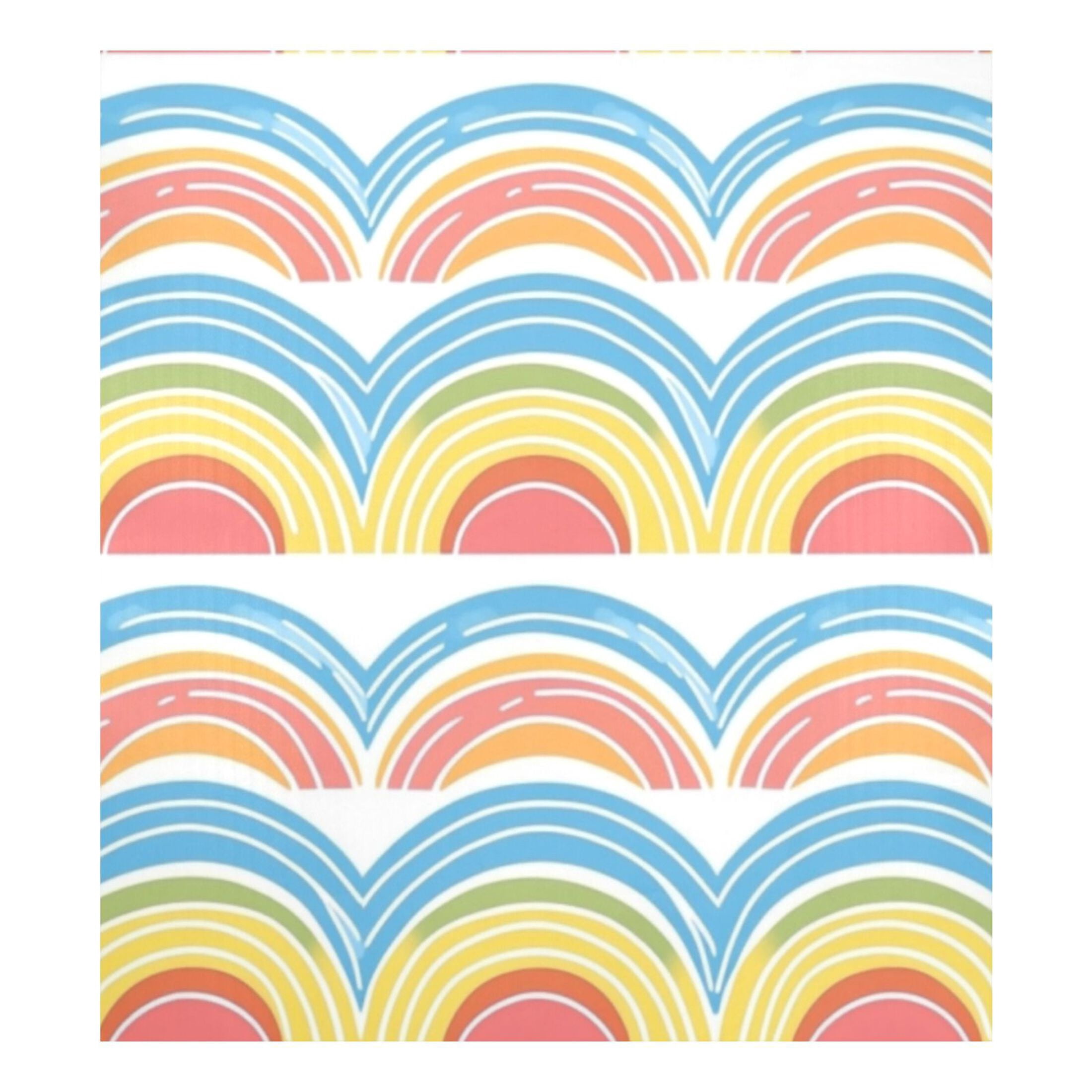 Dishwasher Magnetic Sticker 23x26 Inch Refrigerator Magnetic Sticker Washing Machine Magnetic Sticker Kitchen Panel Magnetic Sticker Home Decor Cute Cartoon Rainbow