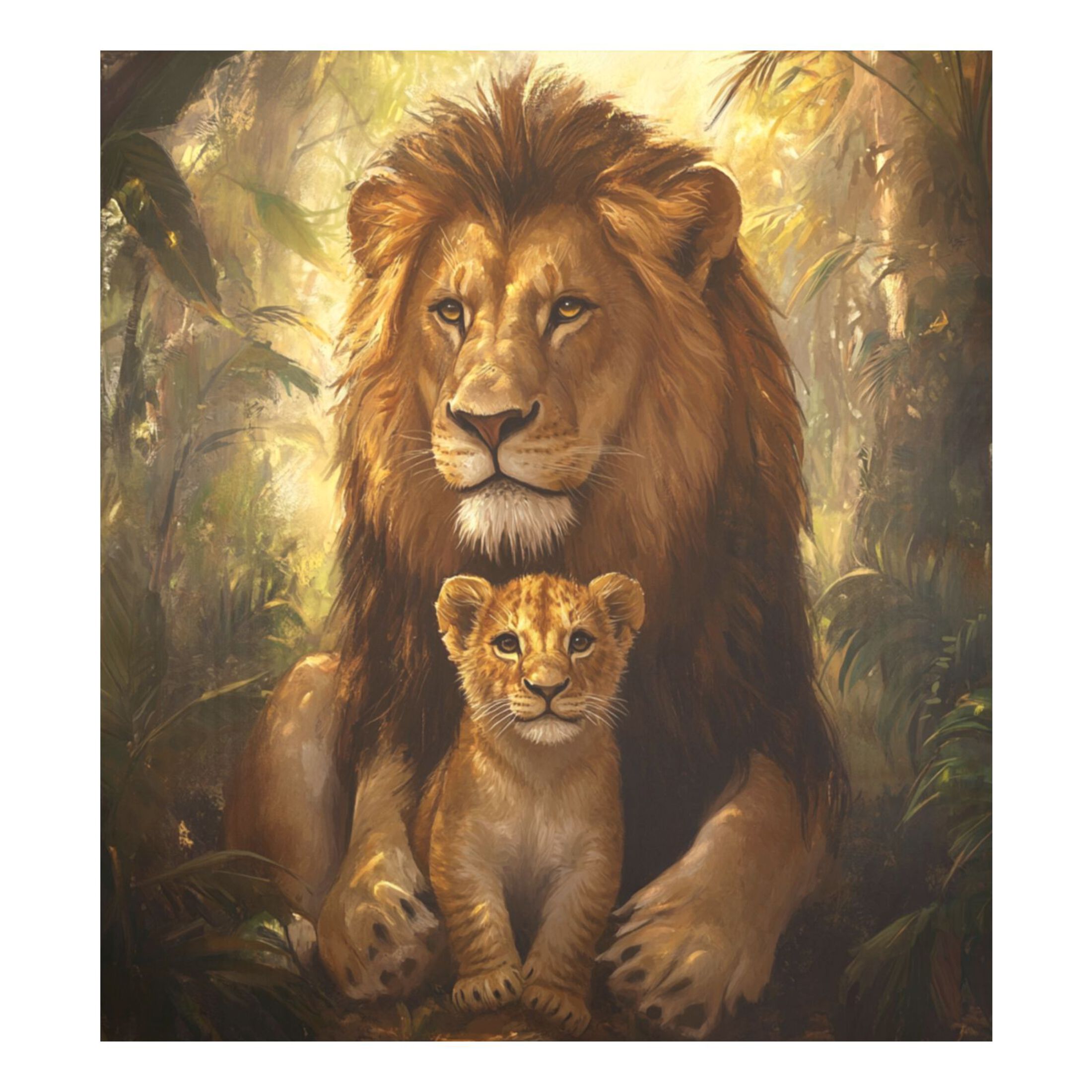 Dishwasher Magnetic Sticker 23x26 Inch Refrigerator Magnetic Sticker Washing Machine Magnetic Sticker Kitchen Panel Magnetic Sticker Home Decor Father and Son Lions