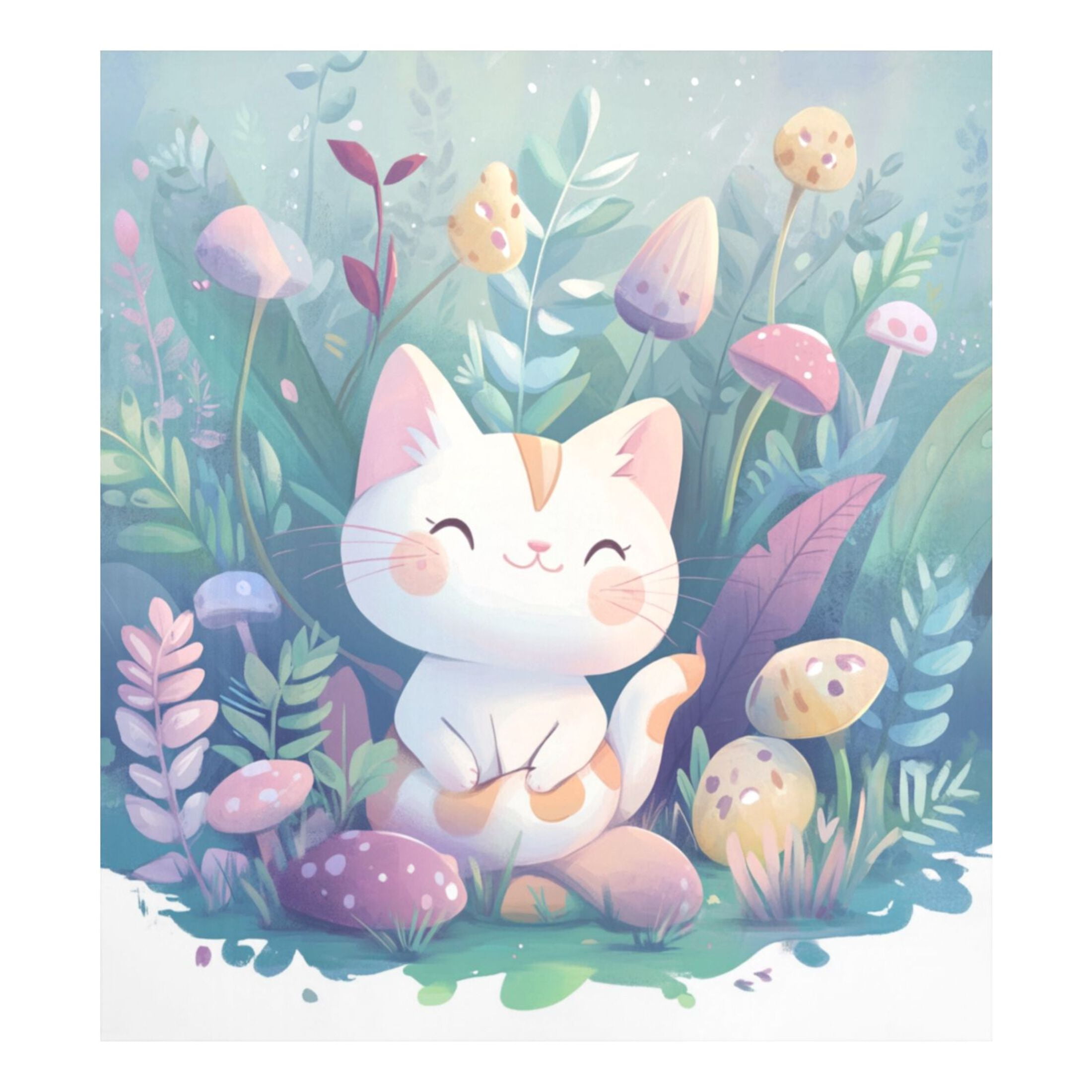 Dishwasher Magnetic Sticker 23x26 Inch Refrigerator Magnetic Sticker Washing Machine Magnetic Sticker Kitchen Panel Magnetic Sticker Home Decor Flower White Cat